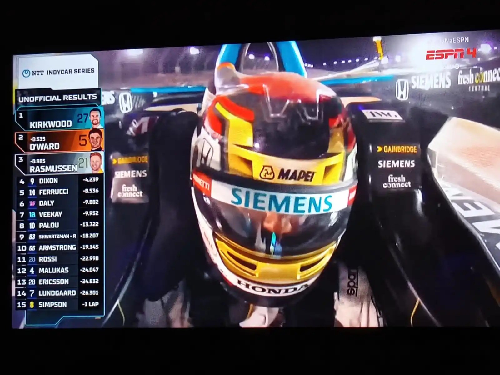 Image from Knéel Do Esporte: KYLE KIRKWOOD VENCE EM GATEWAY NA INDYCAR...