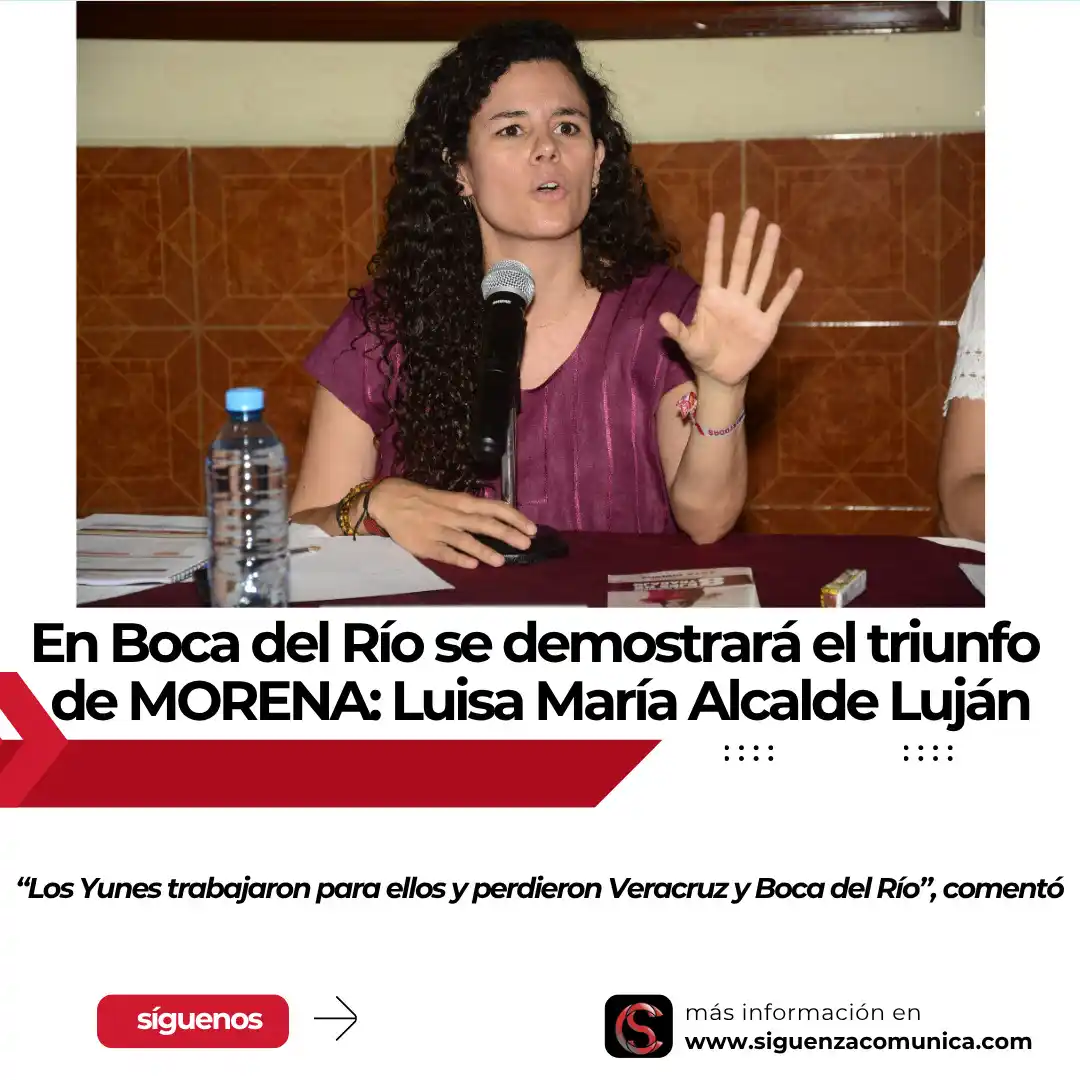 Image from Sigüenza_comunica: La dirigente nacional de Morena, 𝗟𝘂𝗶𝘀𝗮 𝗠𝗮𝗿í𝗮 𝗔𝗹𝗰𝗮𝗹𝗱𝗲 �...