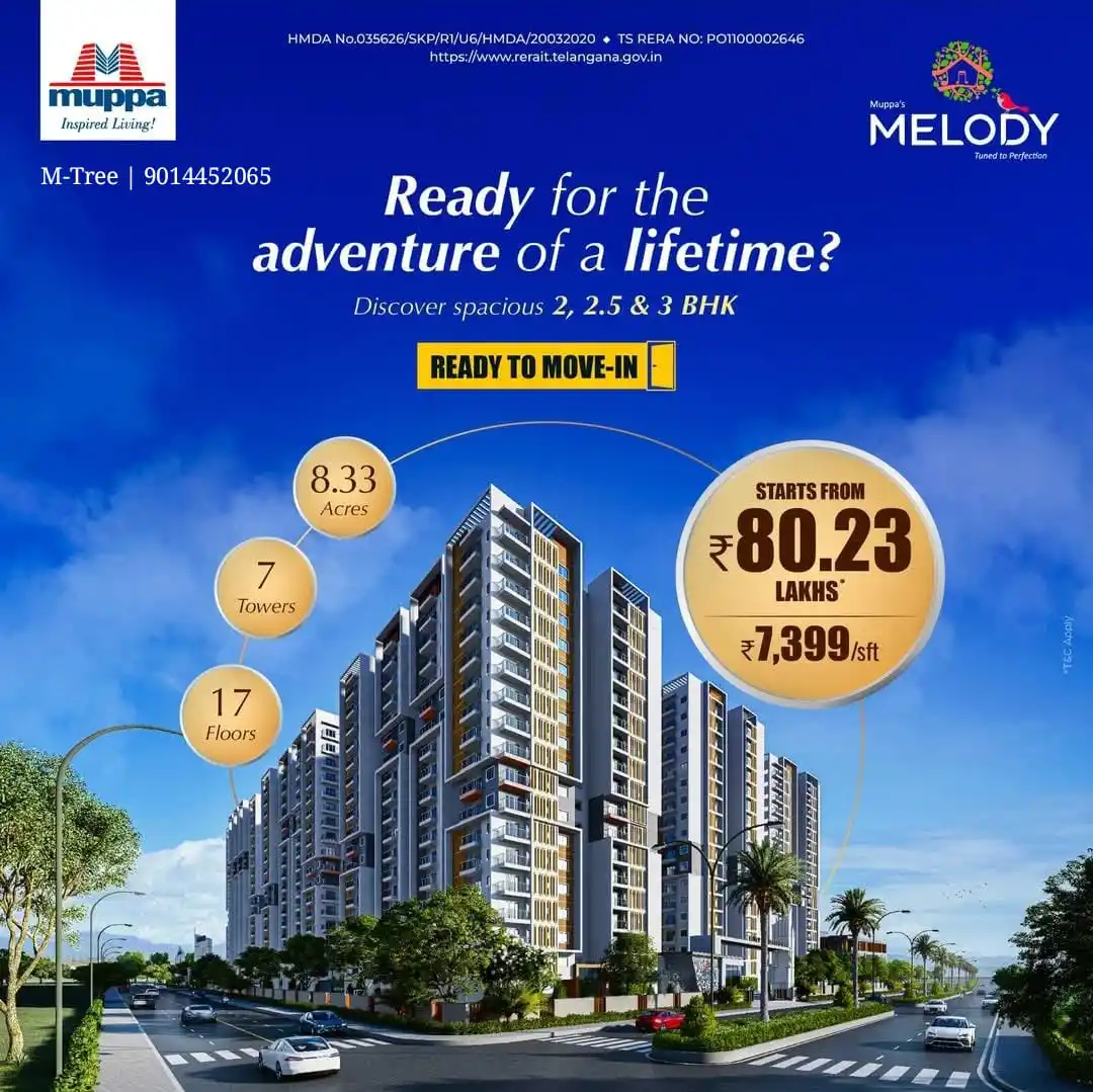 Image from M-Tree Properties,Hyd: Looking for a luxurious home that fits your budget? Welcome to Muppa’s...