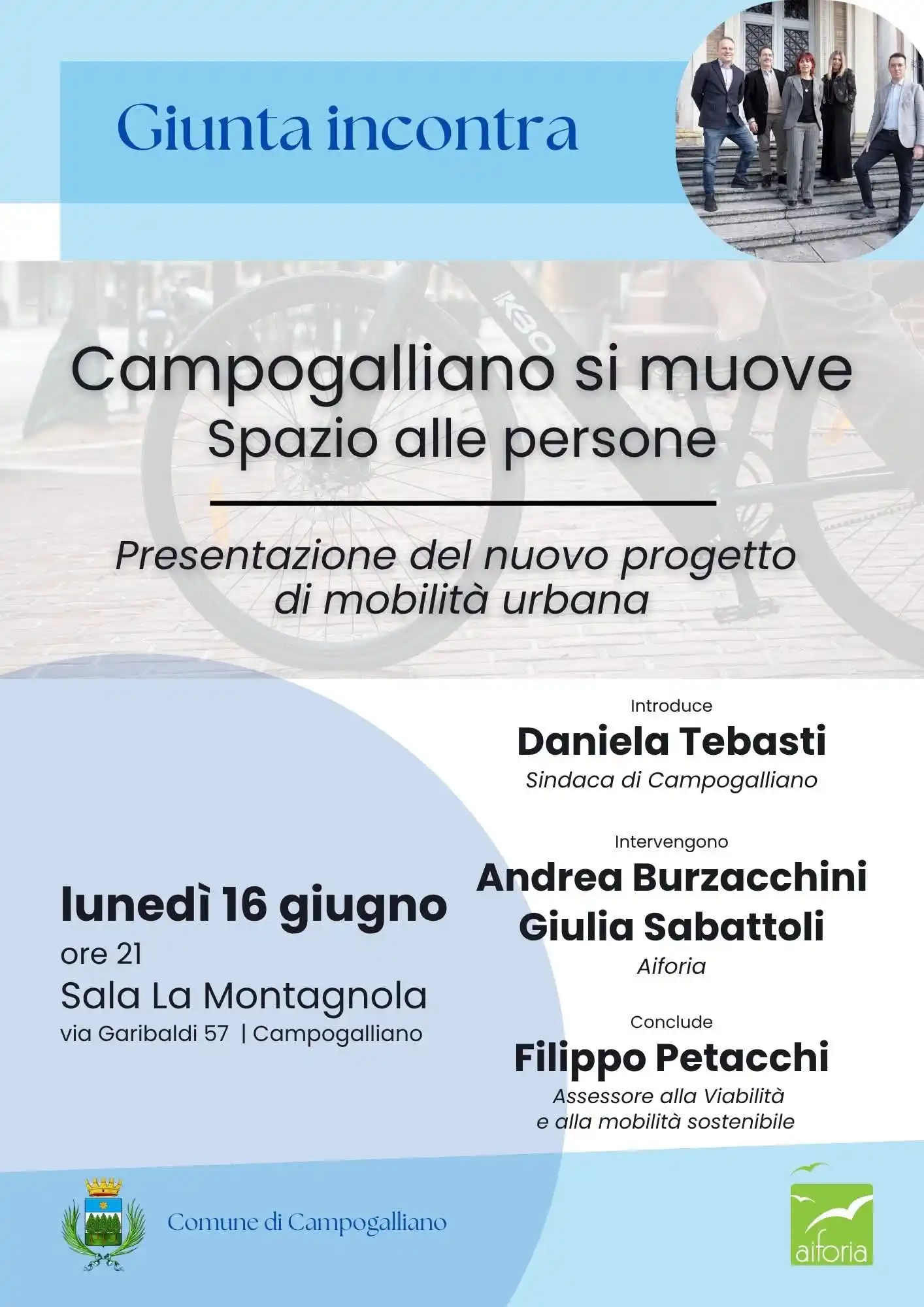 Image from Comune di Campogalliano: 🚴♂️🚴♀️ Minore utilizzo dell'auto, più spostamenti a piedi e in bic...