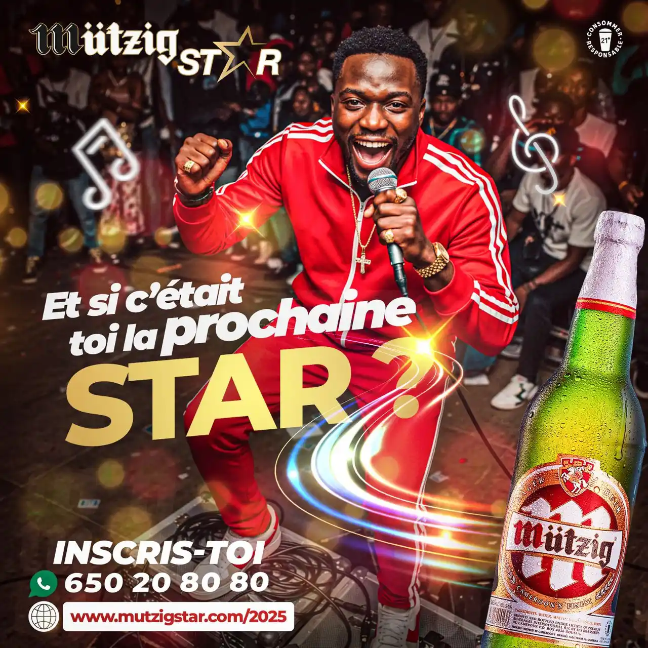 Image from Mutzig STAR: [ MützigSTAR 2025 c’est lancé]  🎤 Et si c’était toi, la prochaine Müt...