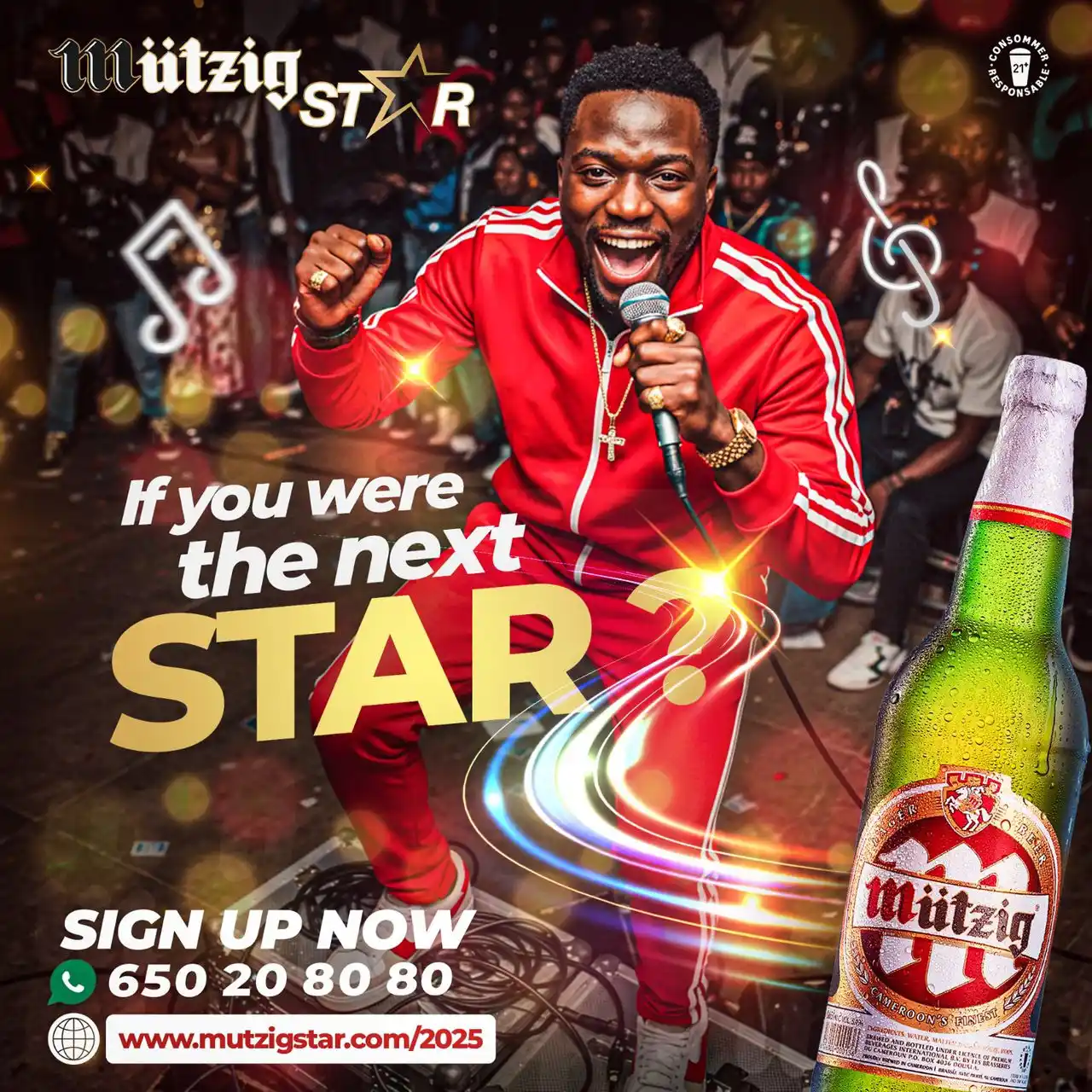 Image from Mutzig STAR: 🎤 MützigSTAR 2025 is here! 🌟 What if you were the next MützigSTAR? T...