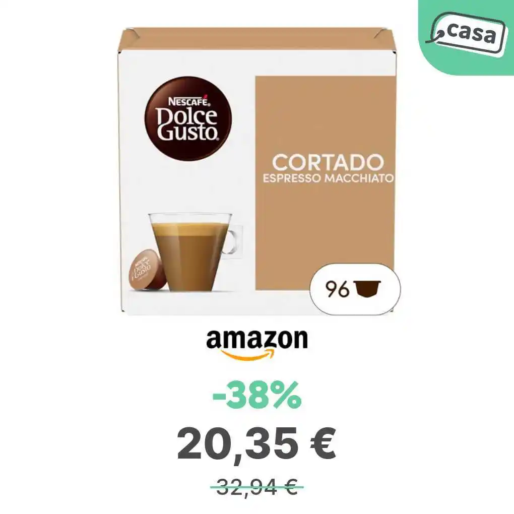 Image from offerte.club: *NESCAFÉ DOLCE GUSTO Cortado Espresso Macchiato Caffè, 6 Confezioni da...