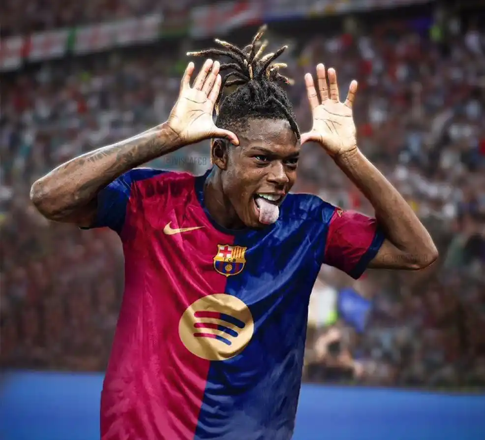 Image from Barca Stuff Indonesia: ❗| (NICO): Barça tahu bahwa Nico Williams siap memberikan tekanan jika...