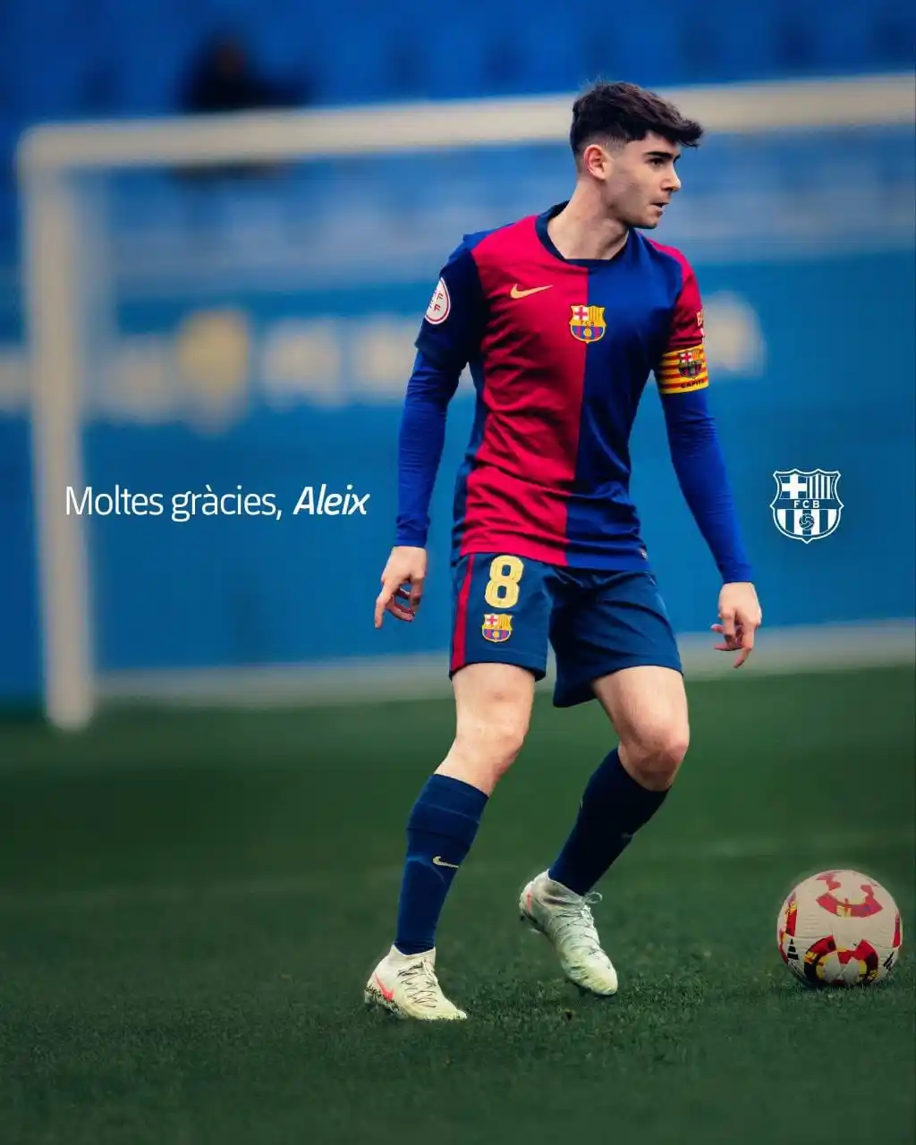 Image from Barca Stuff Indonesia: 💎 | Official: Aleix Garrido, kapten Barça Atlètic berusia 21 tahun, t...