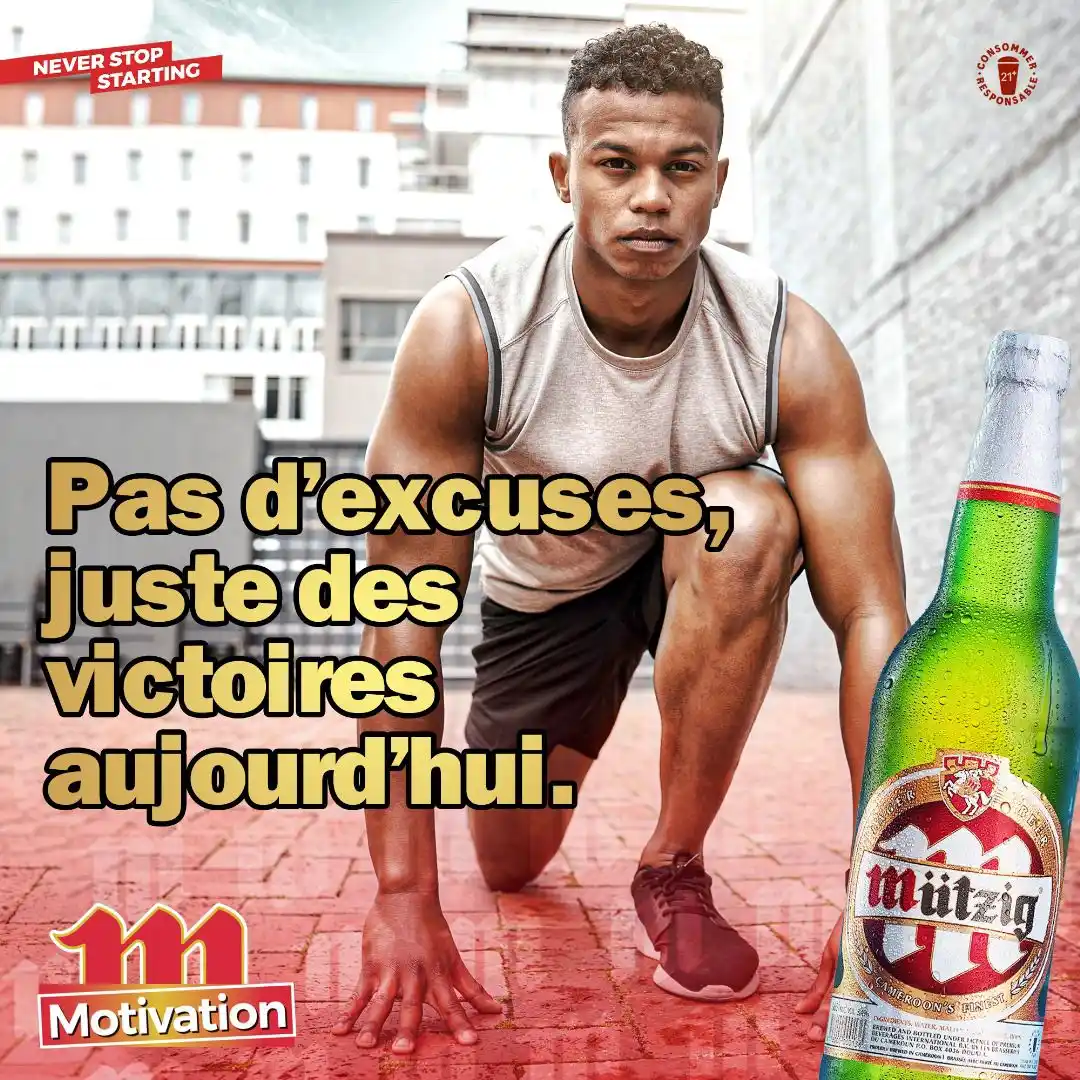 Image from Mutzig STAR: Pas d’excuses, que de la détermination et des victoires 💪🏾🔥 Aujou...