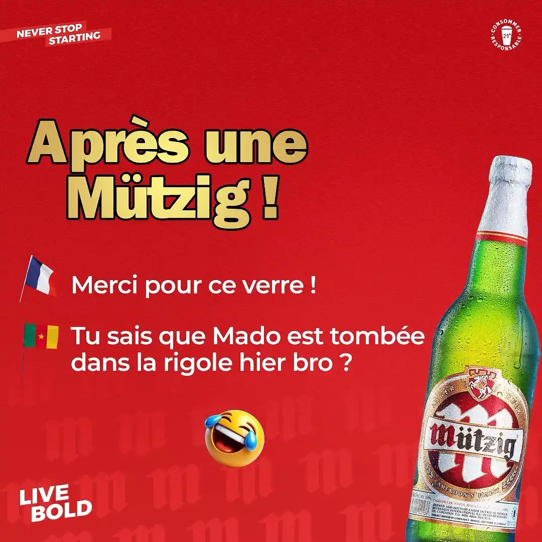 Image from Mutzig STAR: Quand on vous offre une Mützig laissez le kongossa buvez seulement 😅 ...