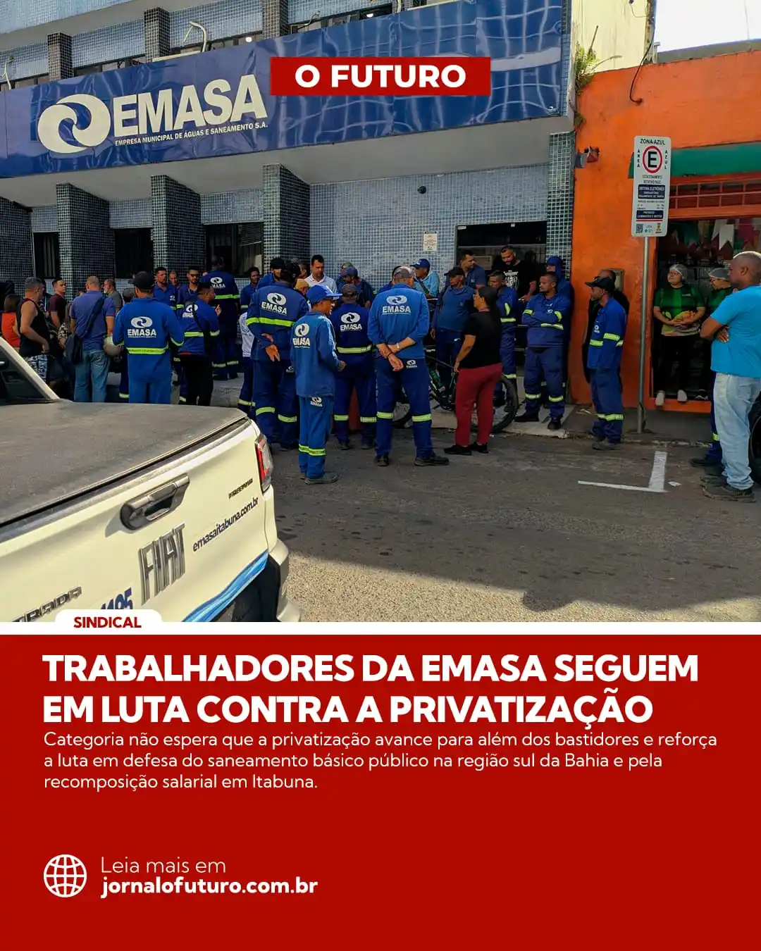 Image from PCBR - Partido Comunista Brasileiro Revolucionário: REDAÇÃO | No dia 11 de junho, os trabalhadores da Empresa Municipal de...