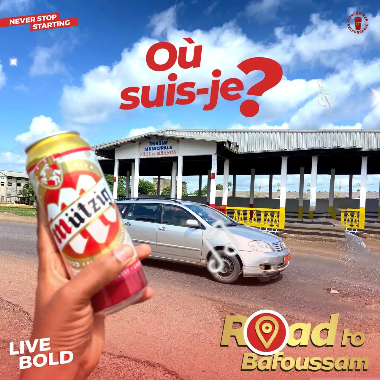 Image from Mutzig STAR: [Road To Bafoussam : Célébrons la Musique sur une note de Mützig]  Baf...
