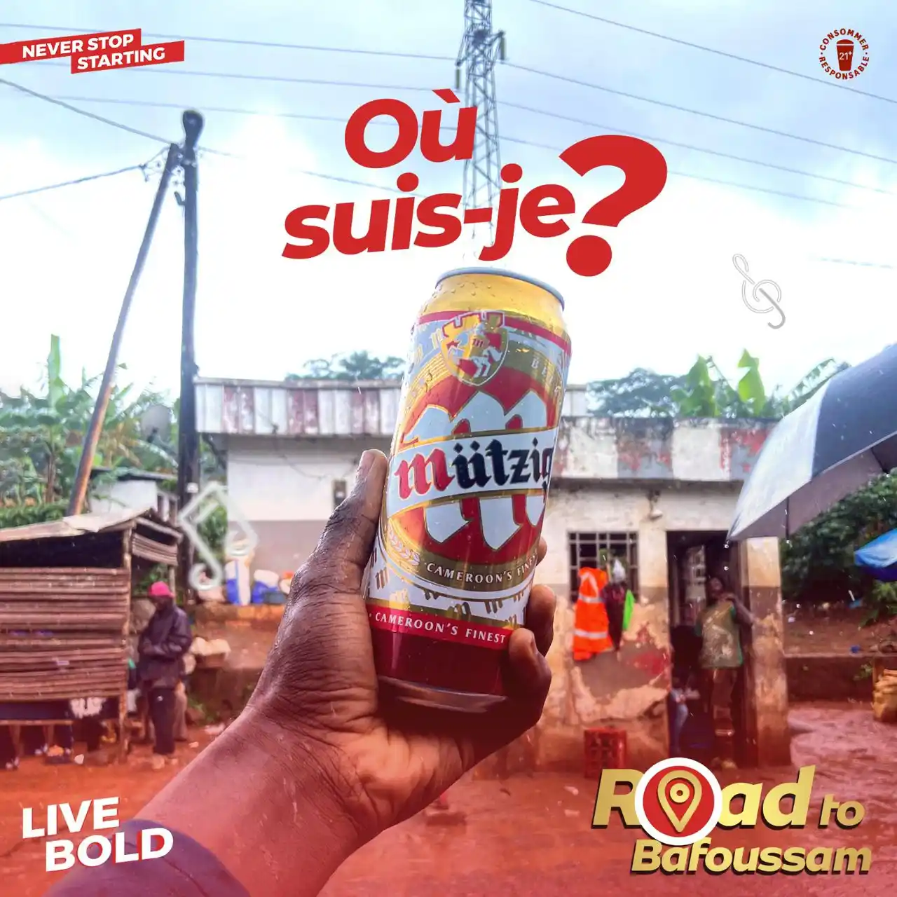 Image from Mutzig STAR: [Road to Bafoussam : Célébrons la Musique sur une note de Mützig]  Baf...