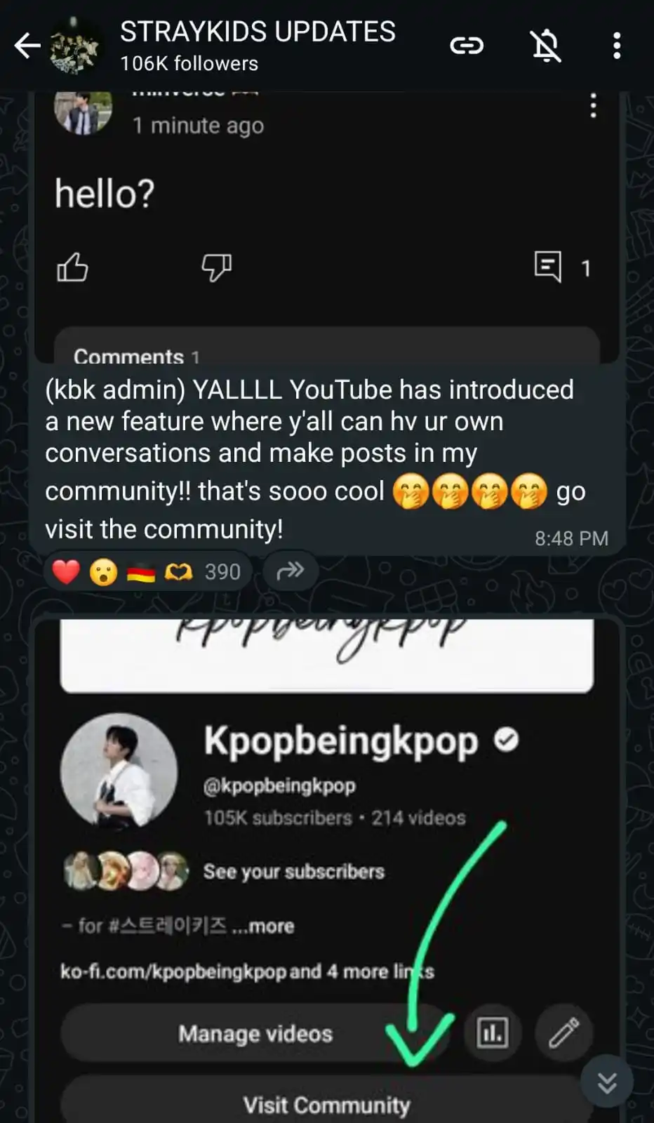 Image from STRAYKIDS UPDATES: This is lku mf admin speaking, should I try this too, guys? 🤭🤭 Like ...