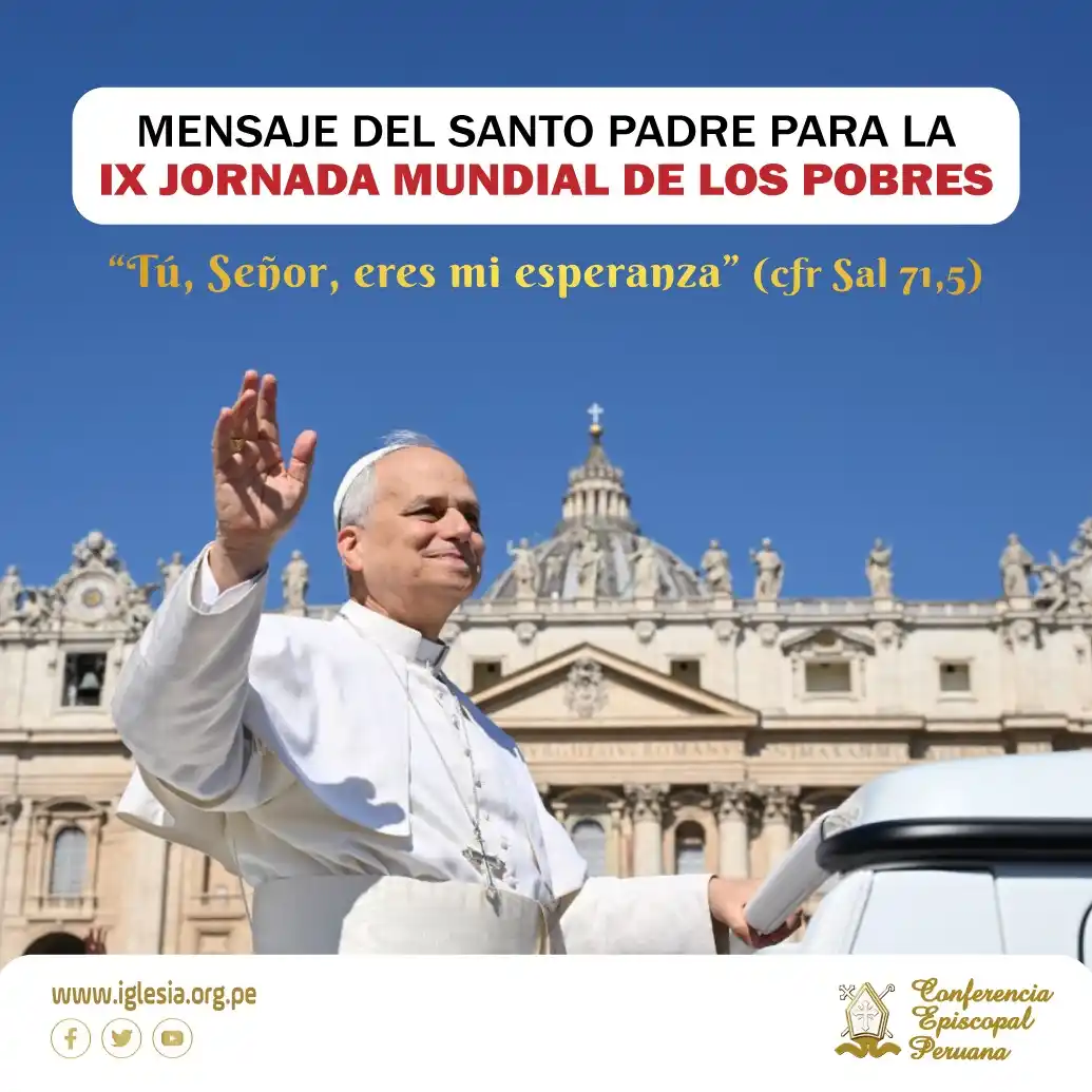 Image from Conferencia Episcopal Peruana: 🕊️ «𝐓ú, 𝐒𝐞ñ𝐨𝐫, 𝐞𝐫𝐞𝐬 𝐦𝐢 𝐞𝐬𝐩𝐞𝐫𝐚𝐧𝐳𝐚» (𝐒𝐚𝐥 𝟕𝟏,𝟓...