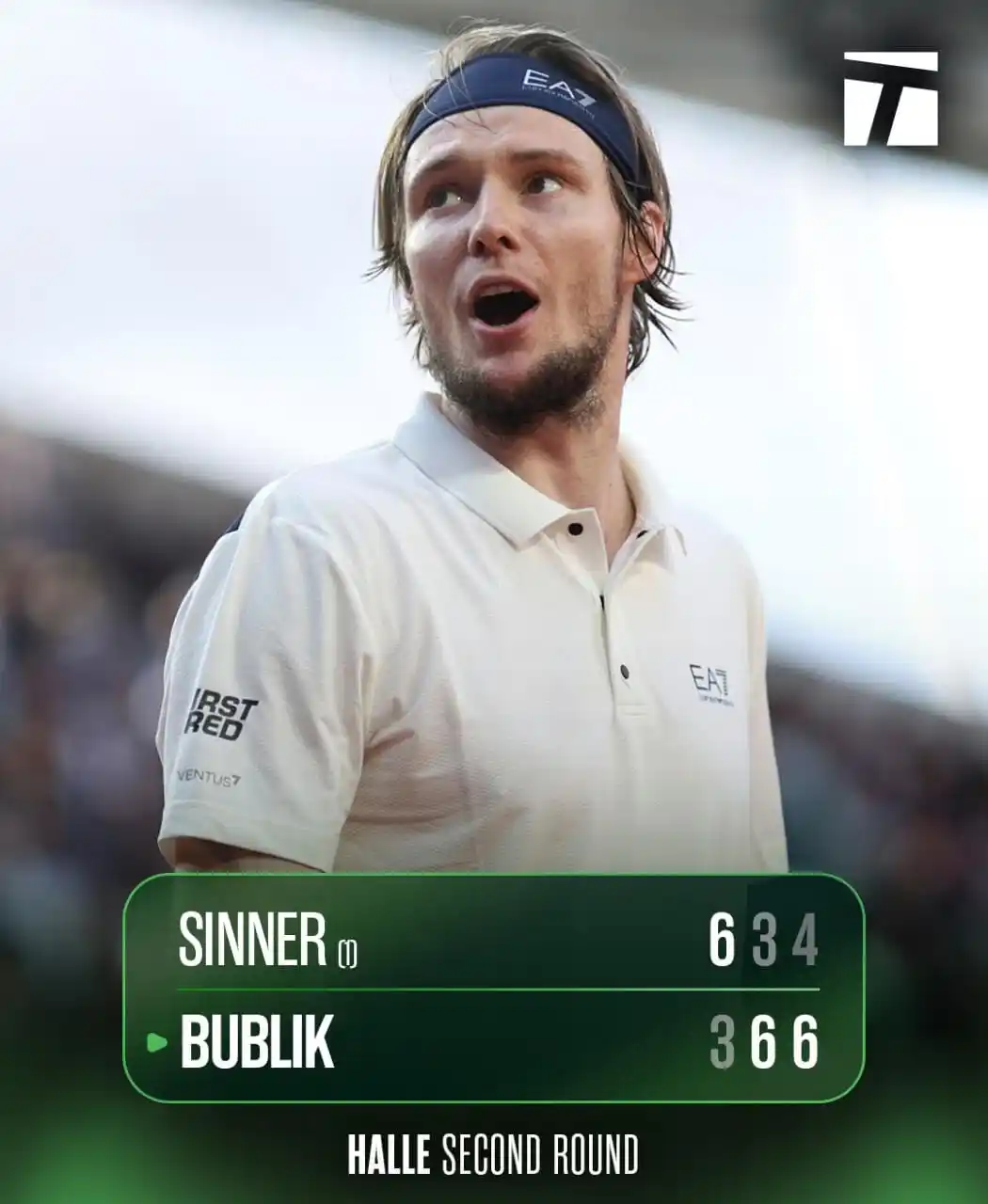 Image from Knéel Do Esporte: WOW, ALEXANDER BUBLIK METE A REVANCHE CONTRA O JANNIK SINNER E ELIMINA...