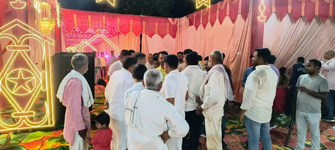 Image from Vijay Pasi (विजय पासी): 27-05-2025 | जगदीशपुर/रानीगंज “तिलक संस्कार, परंपरा और प्रेम का मिलन ह...