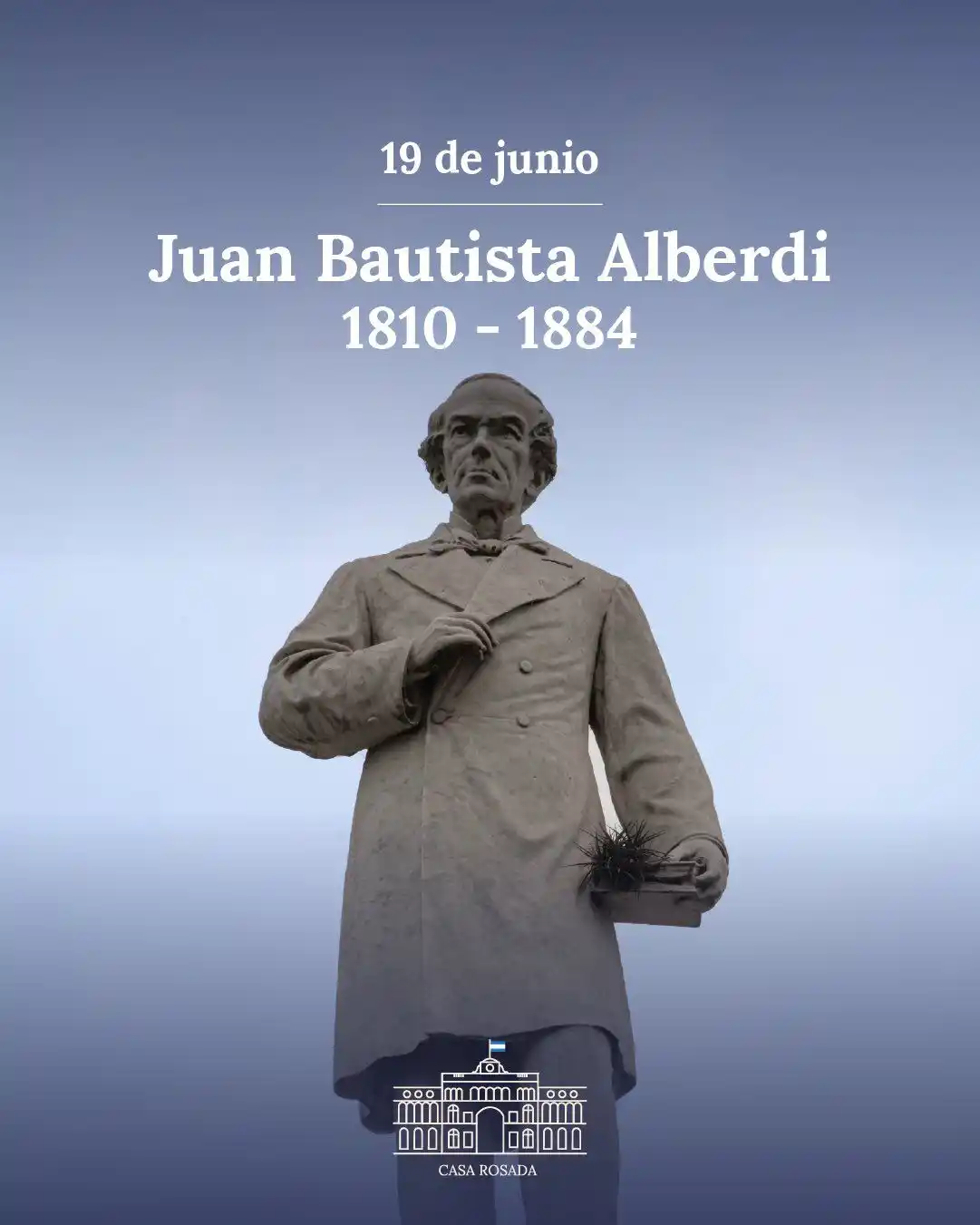 Image from APOYO AL PRESIDENTE - 🦁Leones Por La Libertad Tucumán Noticias 💜🤍💜🤍🇦🇷: A 141 años del fallecimiento del prócer liberal Juan Bautista Alberdi,...