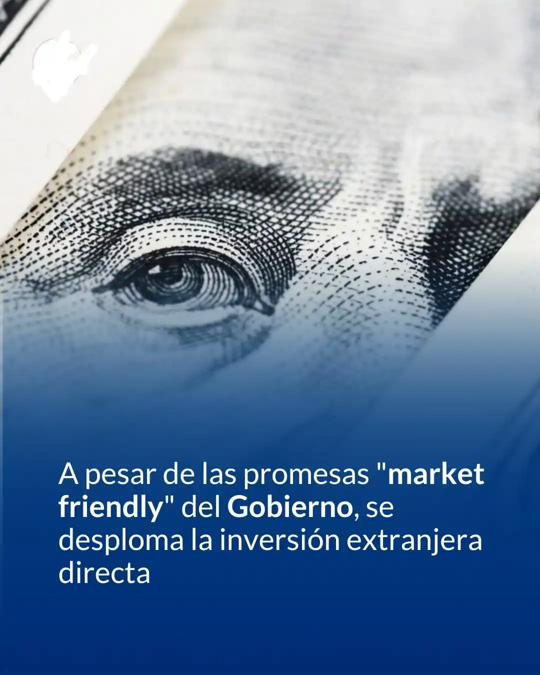 Image from APOYO AL PRESIDENTE - 🦁Leones Por La Libertad Tucumán Noticias 💜🤍💜🤍🇦🇷: *A pesar de las promesas "market friendly" del Gobierno, se desploma l...