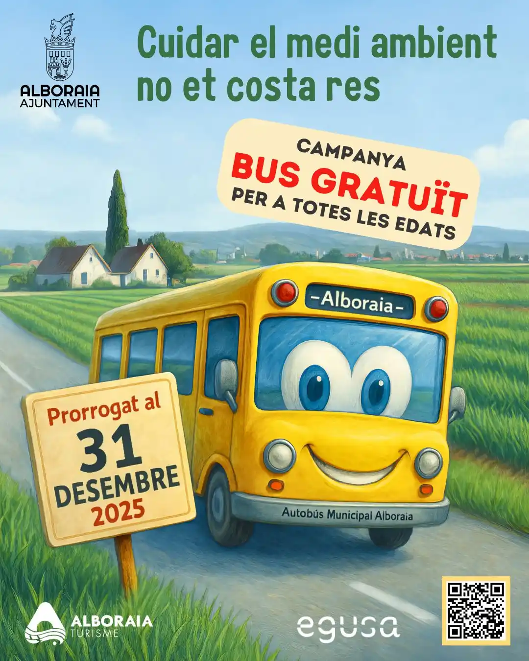 Image from Ajuntament d'Alboraia: 📰 *ACTUALITAT MUNICIPAL* 🚍 Ampliem el Bus Municipal gratuït fins el ...