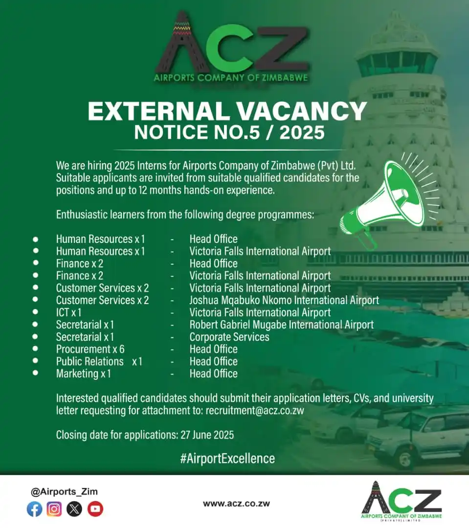 Image from Job Opportunities For Everyone: *Attachment Opportunities*  - Human Resources  - Finance - Customer Se...