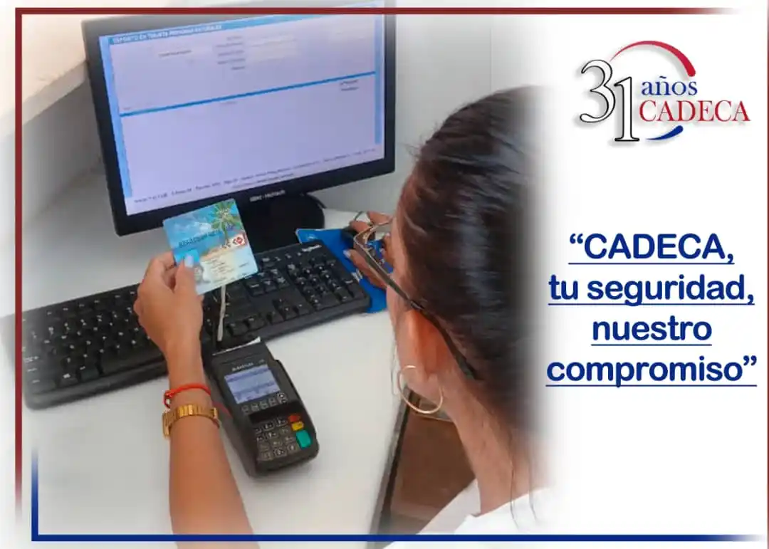 Image from CADECA-Casas De Cambio: *CADECA*   "31 años brindando transparencia, servicio de calidad y seg...