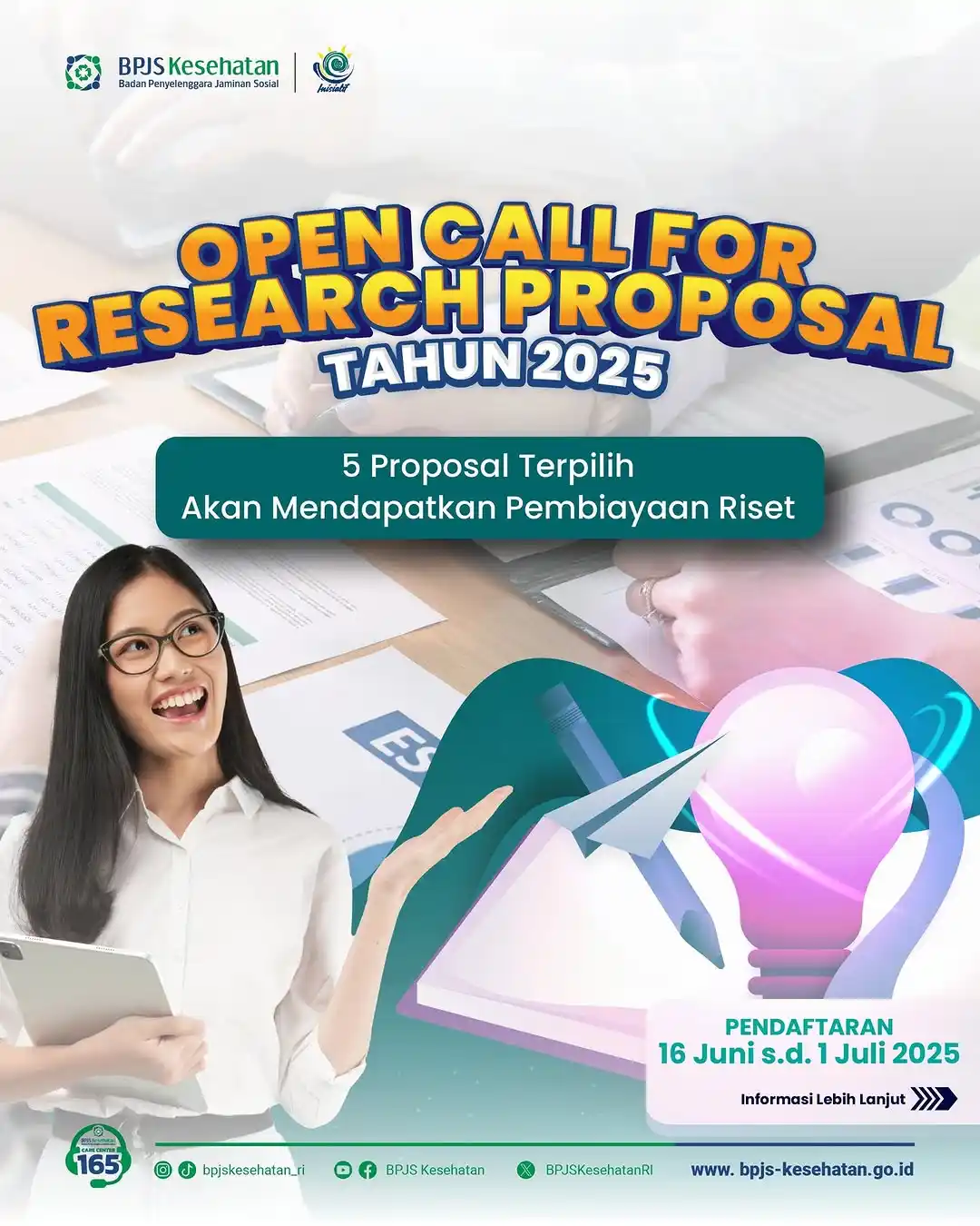 Image from Info Lomba: Call for Research Proposal Tahun 2025, Free 🆓 . . . Dengan semangat ...