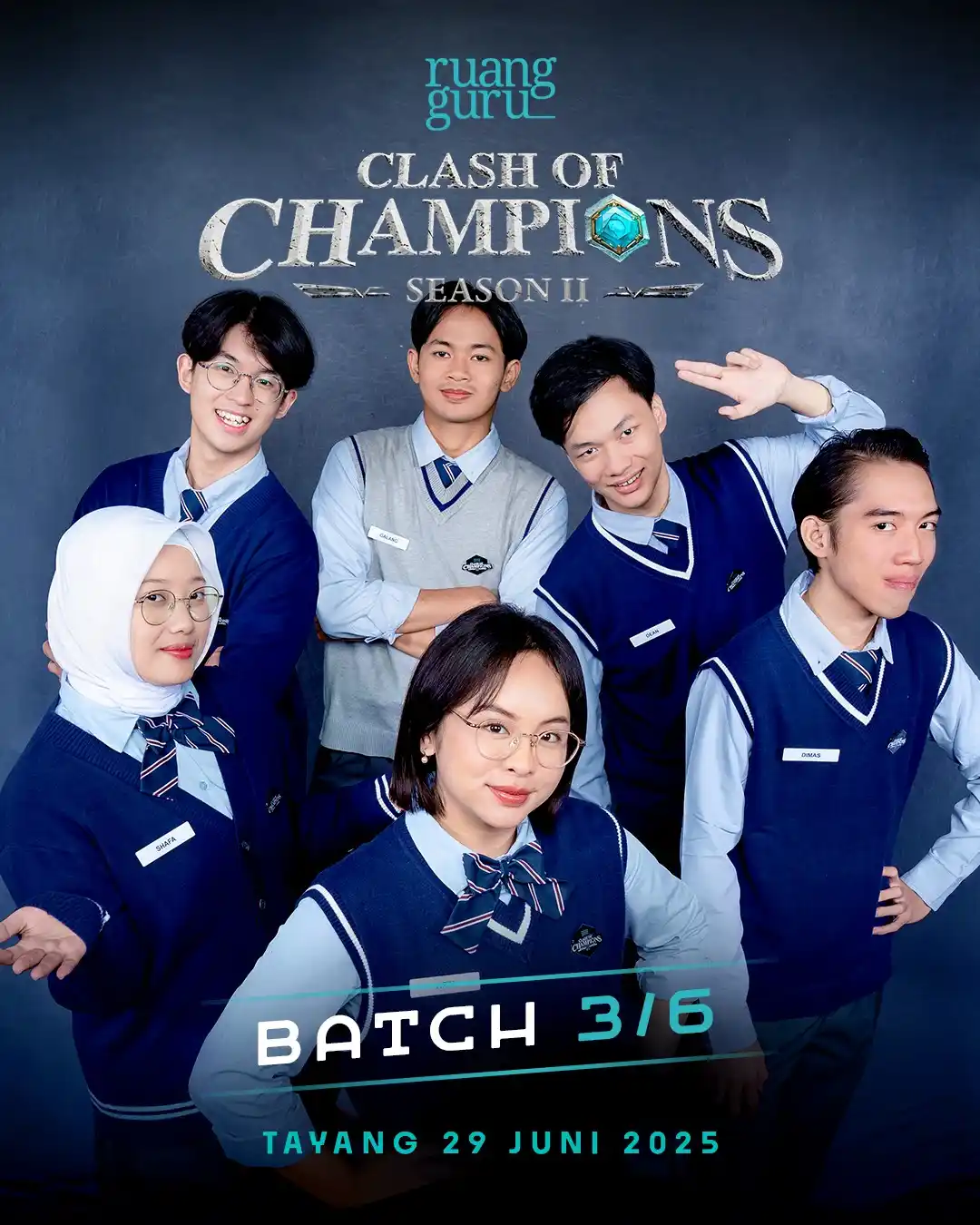 Image from IU 🇮🇩: *Cast Reveal - Ruangguru Clash of Champions Season 2 🔥* Musim kedua ...