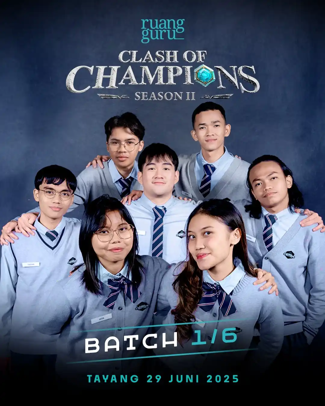 Image from IU 🇮🇩: *Cast Reveal - Ruangguru Clash of Champions Season 2 🔥*  Musim kedua ...