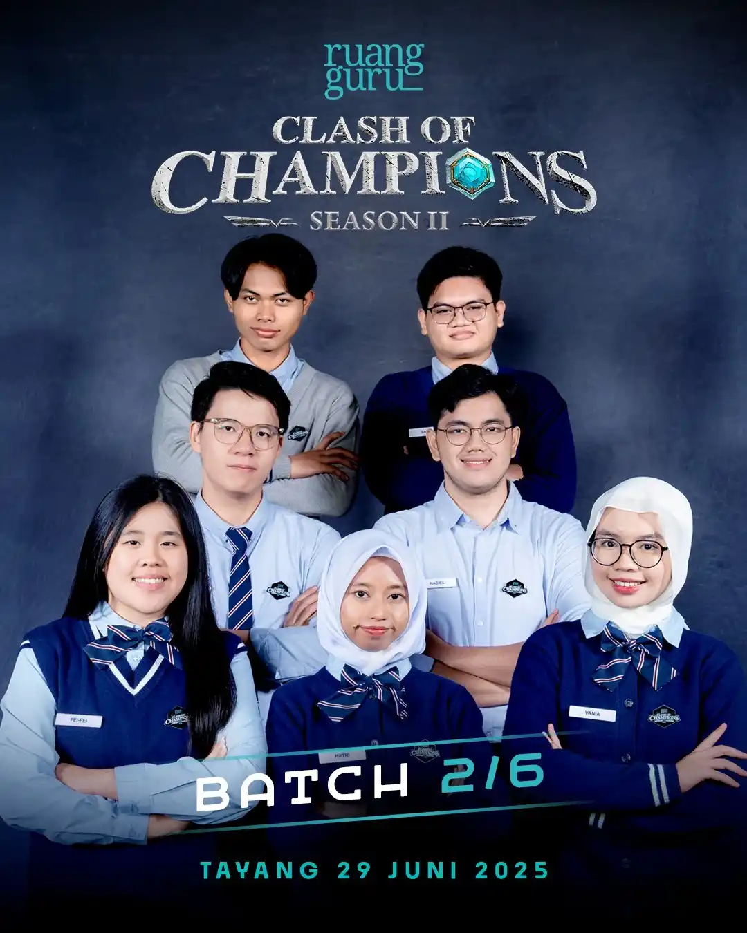 Image from IU 🇮🇩: *Cast Reveal - Ruangguru Clash of Champions Season 2 🔥* Musim kedua ...
