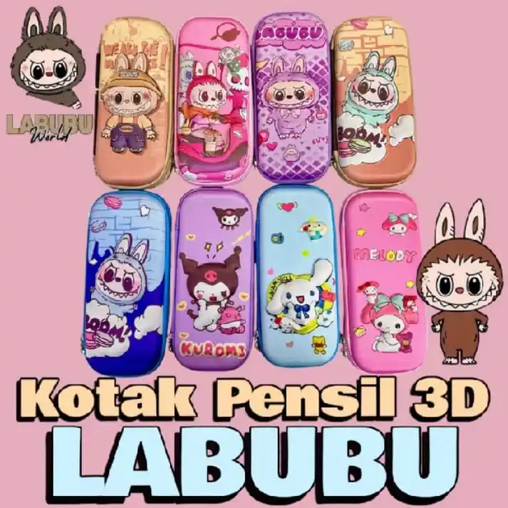 Image from Racun Shopee ♥: Cek Kotak Pensil 3D Tempat Pensil 3D Gambar  Lucu Timbul anti air wate...