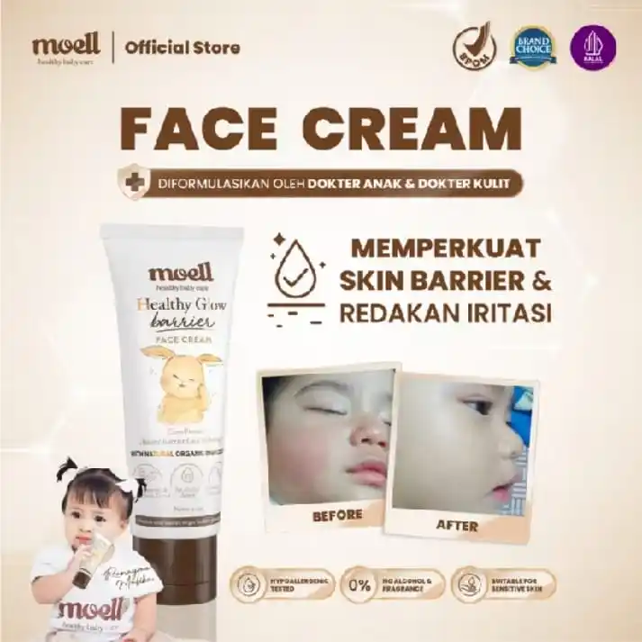 Image from Racun Shopee ♥: Cek Moell Face Cream 40gr Plant Based Probiotics & Panthenol - Pelemba...