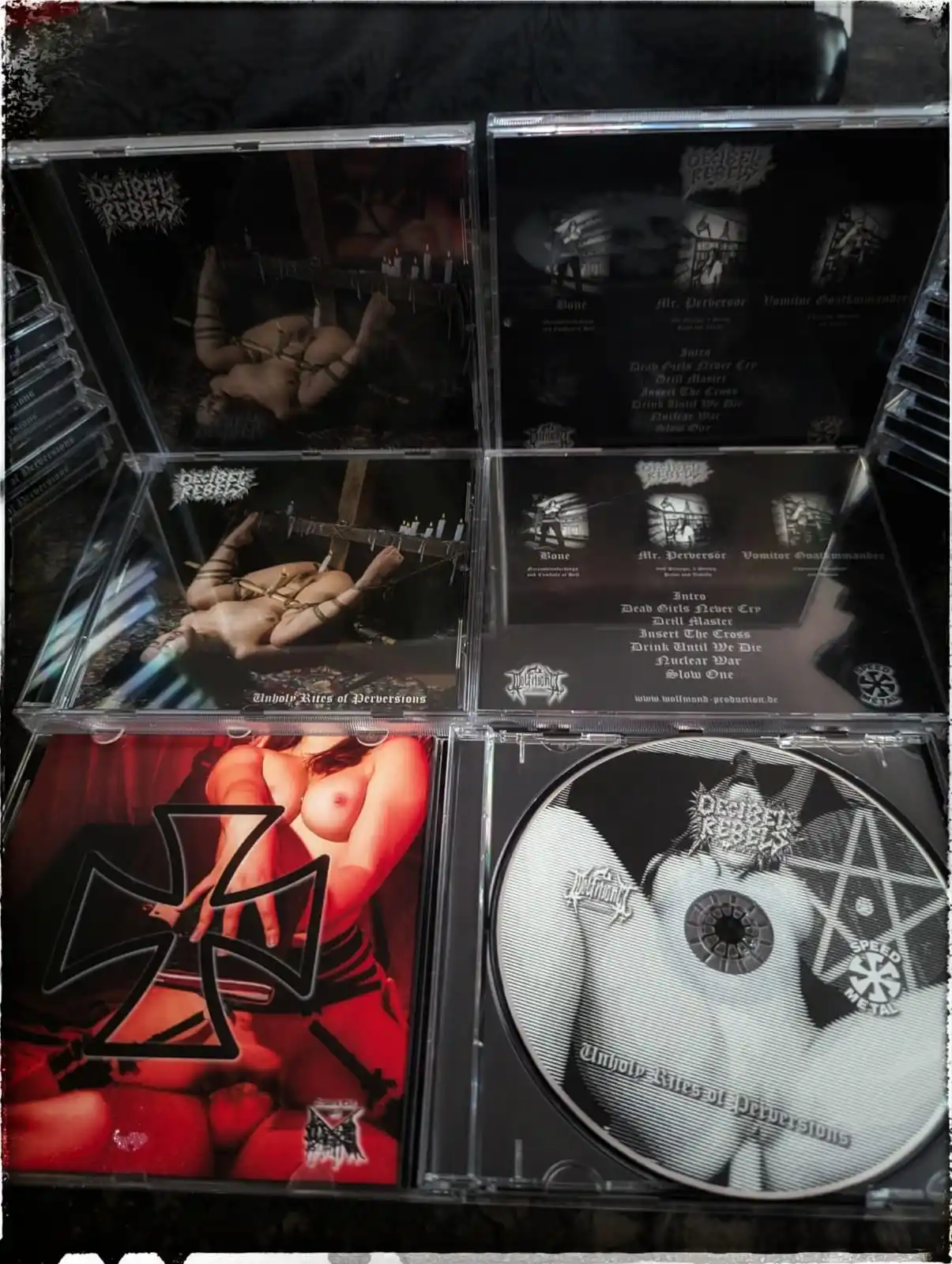 Image from Wolfmond Production: Decibel Rebels - Unholy Rites Of Perversions Blackened Speed/Thrash ...