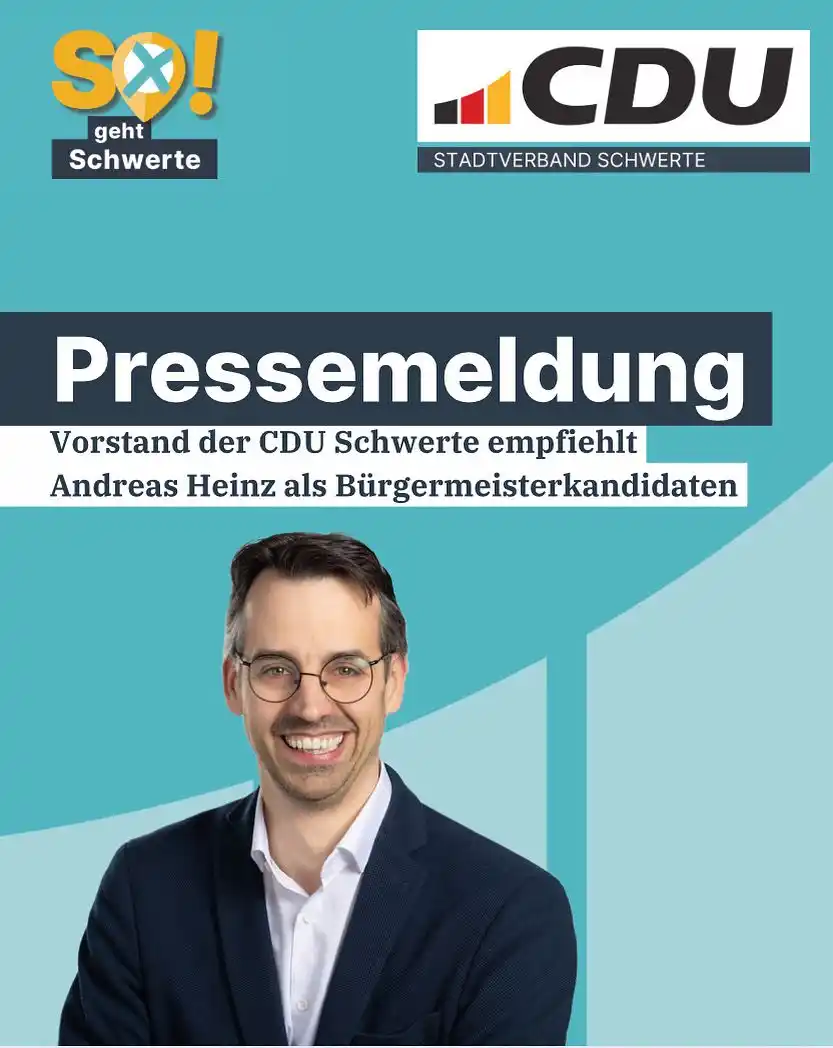 Image from CDU Schwerte: Der Stadtverbandsvorstand der CDU Schwerte hat sich in seiner jüngsten...
