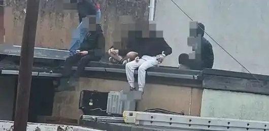 Image from Daily Mail: Desperate locals claim wild teens are trashing shops, slashing tires a...