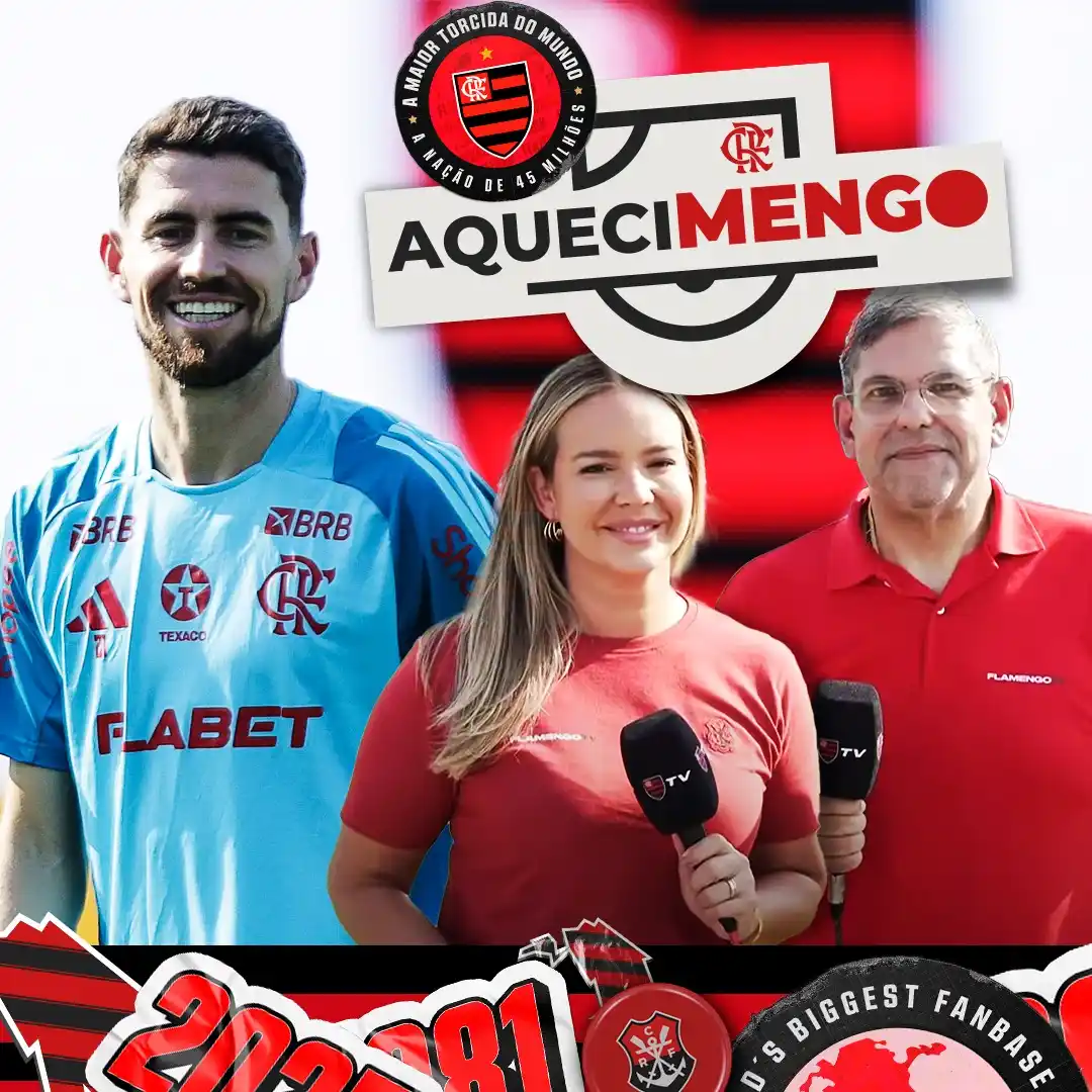 Image from Canal do Flamengo: Dia de estreia na FlamengoTV. O Aquecimengo vem aí! Assista a partir d...