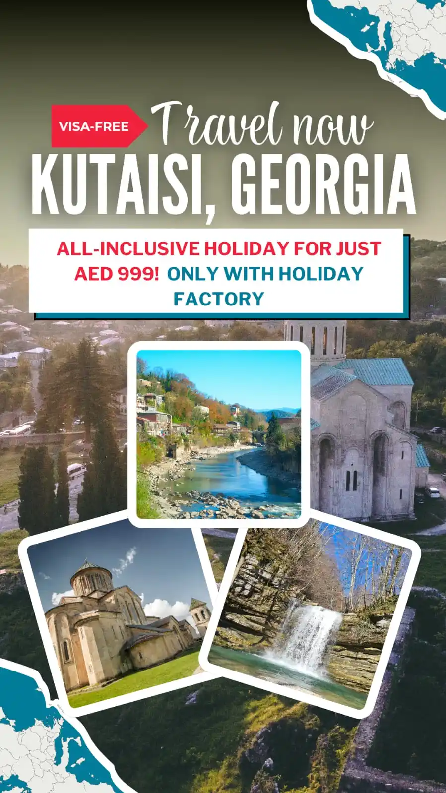 Image from Holiday Factory: Discover 𝗞𝘂𝘁𝗮𝗶𝘀𝗶– Georgia’s Hidden Gem for Just AED 999/-! 👉 h...