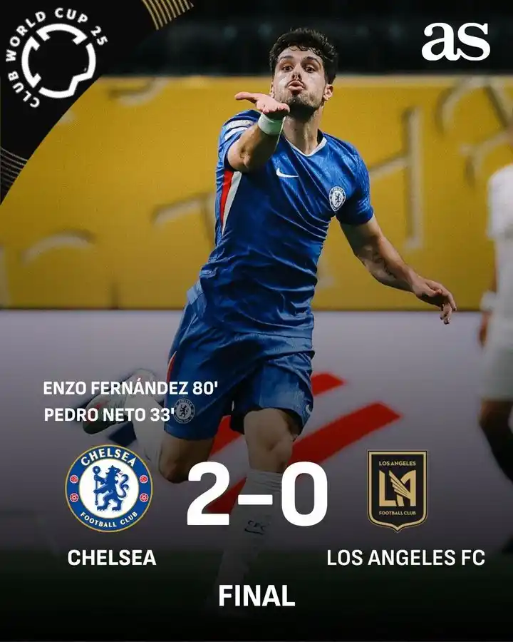 Image from Diario AS: 🤯 ¡El Chelsea vence y sufre ante un muy competitivo Los Angeles FC!  ...