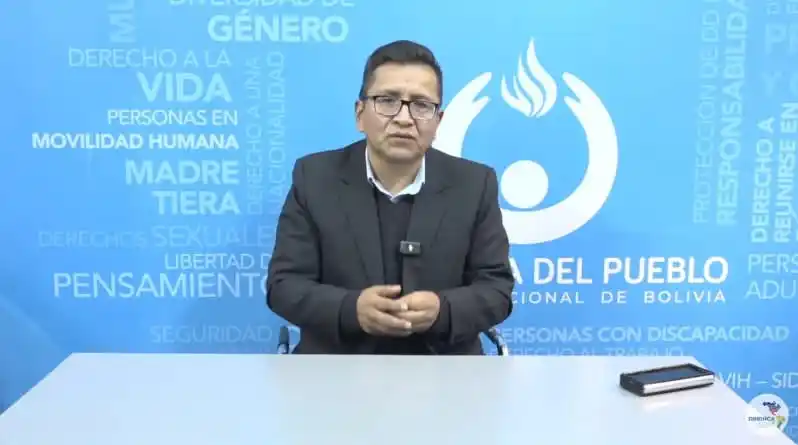 Image from Defensoría del Pueblo de Bolivia: 🎥 || El Defensor del Pueblo y Secretario General de la RINDHCA, Pedro...