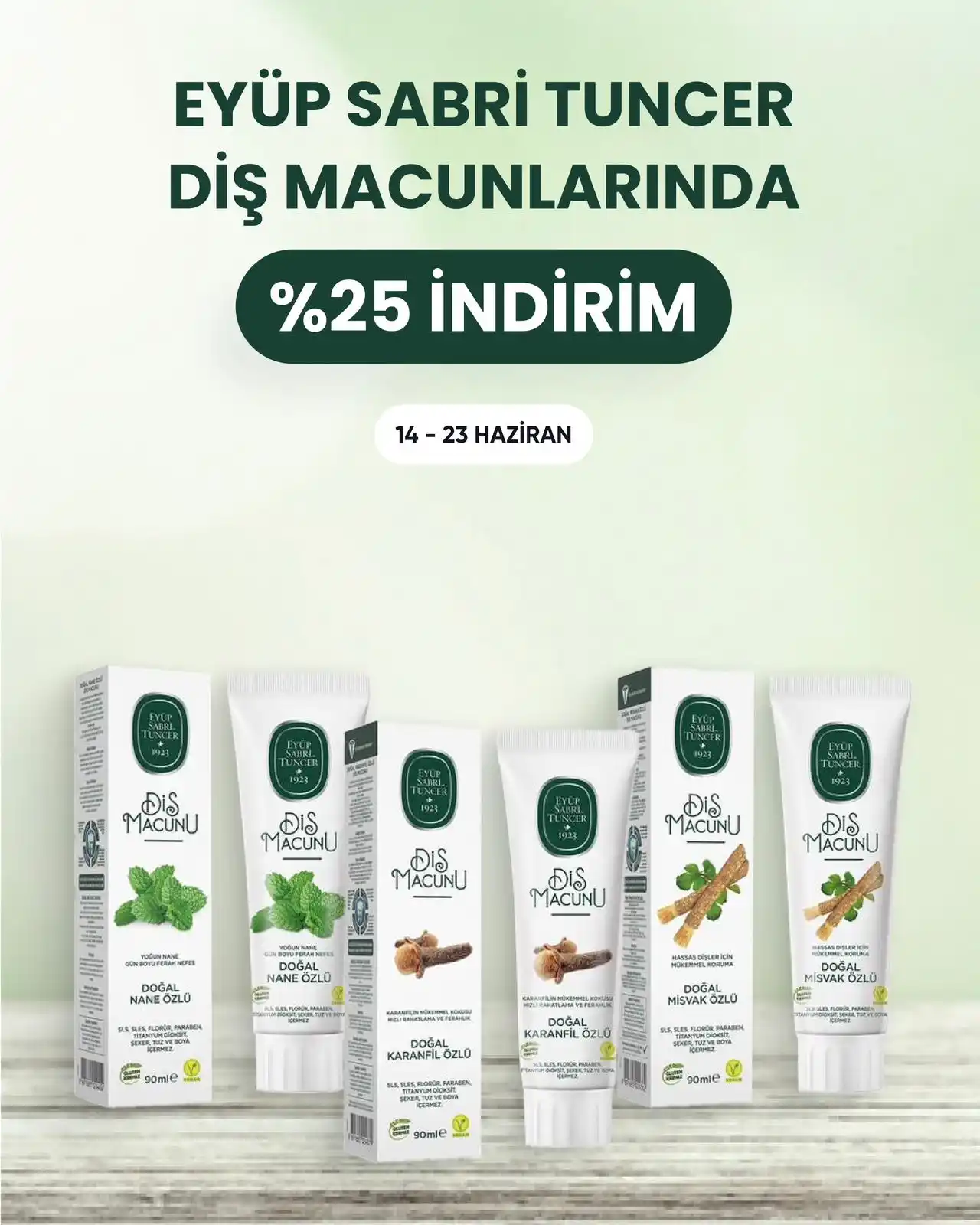 Image from Çağrı Market: *Eyüp Sabri Tuncer Diş Macunlarında %25 İndirim Fırsatını Kaçırmayın!*...