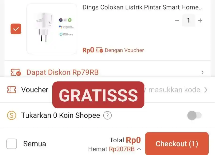 Image from PROMO SHOPEE 🔥: Gaz gratisan🔥Join membership toko  https://s.shopee.co.id/8fGlK7QQe8?...
