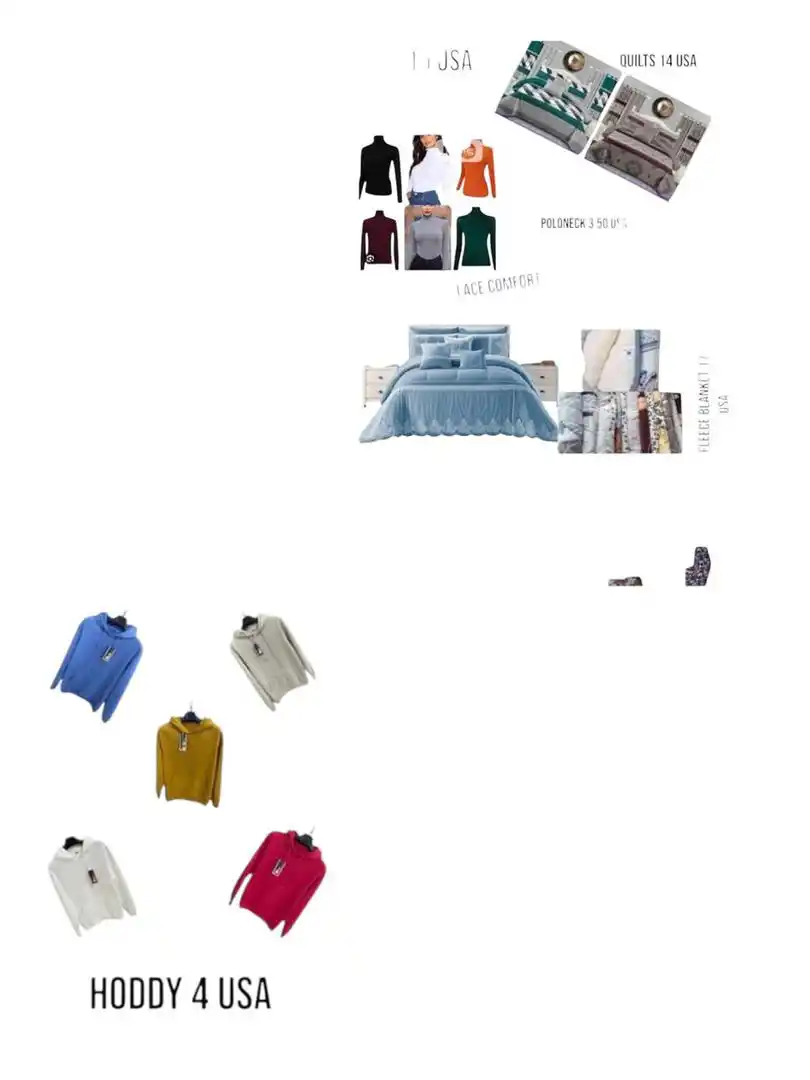 Image from Munhenga Wholesale: Hoodie , ladies poloneck , lace comforter...