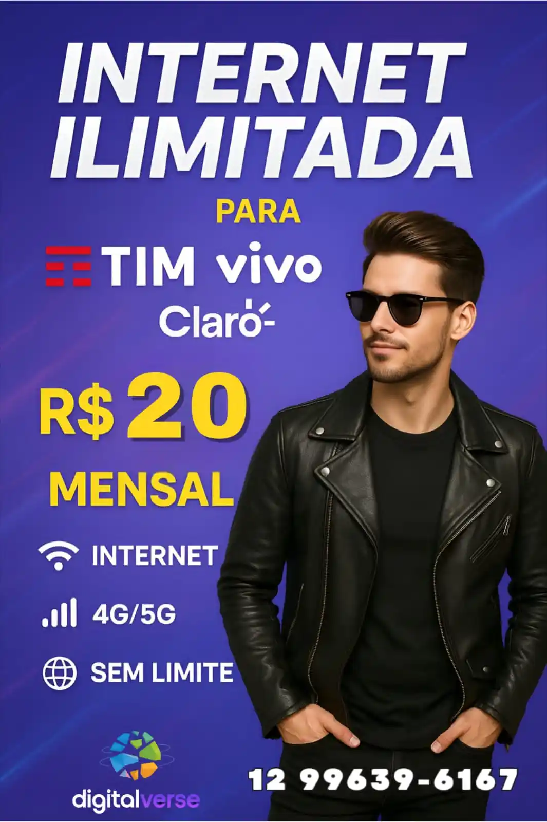 Image from DL esporte: *🌐 Internet Ilimitada por Apenas R$20/mês!* Chega de travamentos e s...