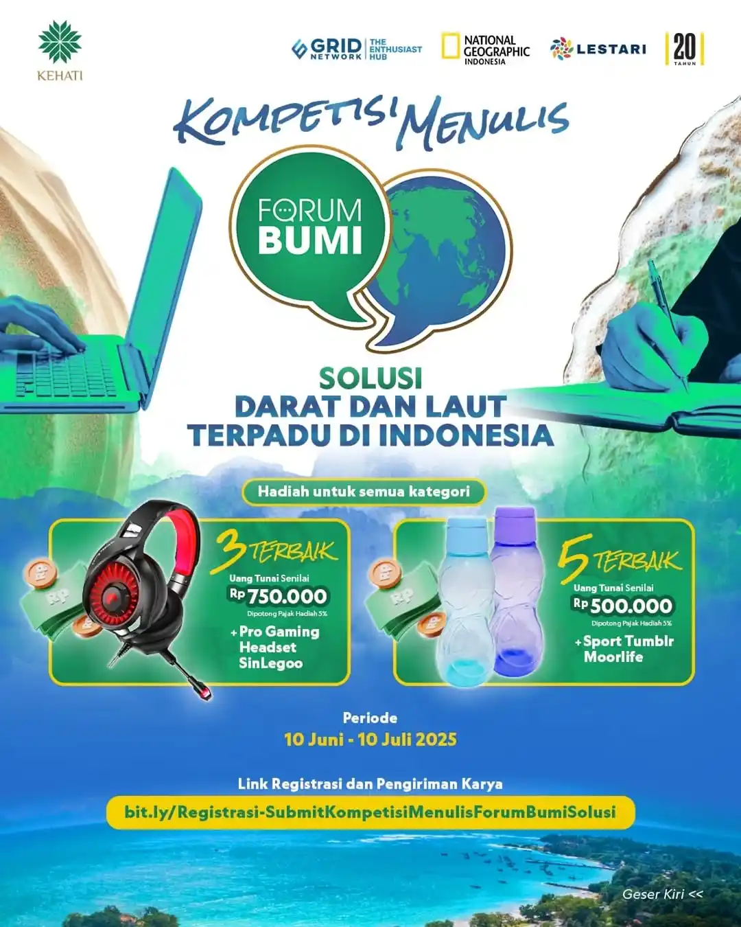 Image from Info Lomba: Kompetisi Menulis Kreatif Nasional 2025, Gratis 🆓 . . . . . Kompetisi...