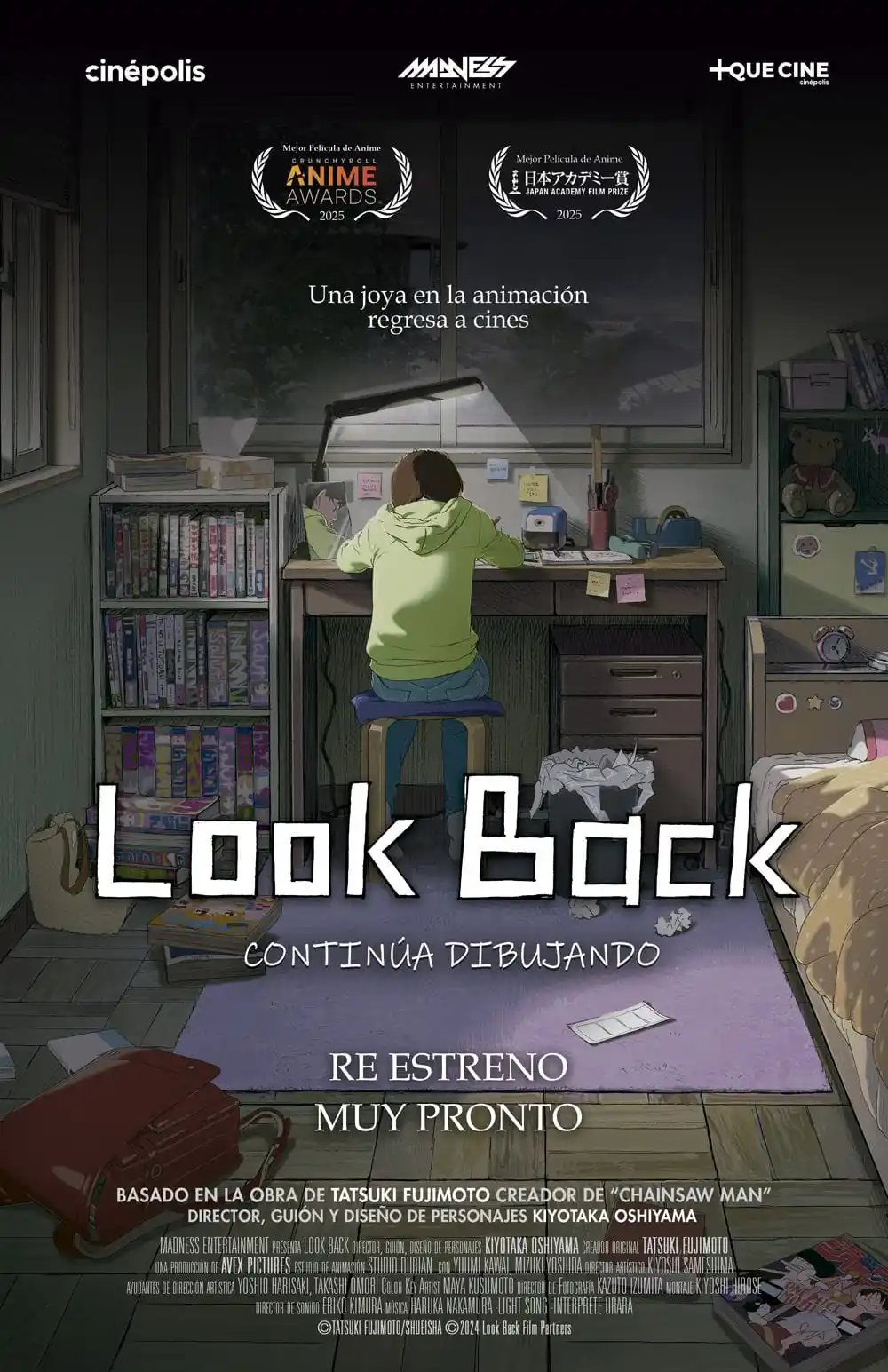Image from Takku anime: La película "Look Back" contará en breve con un relanzamiento en cines...