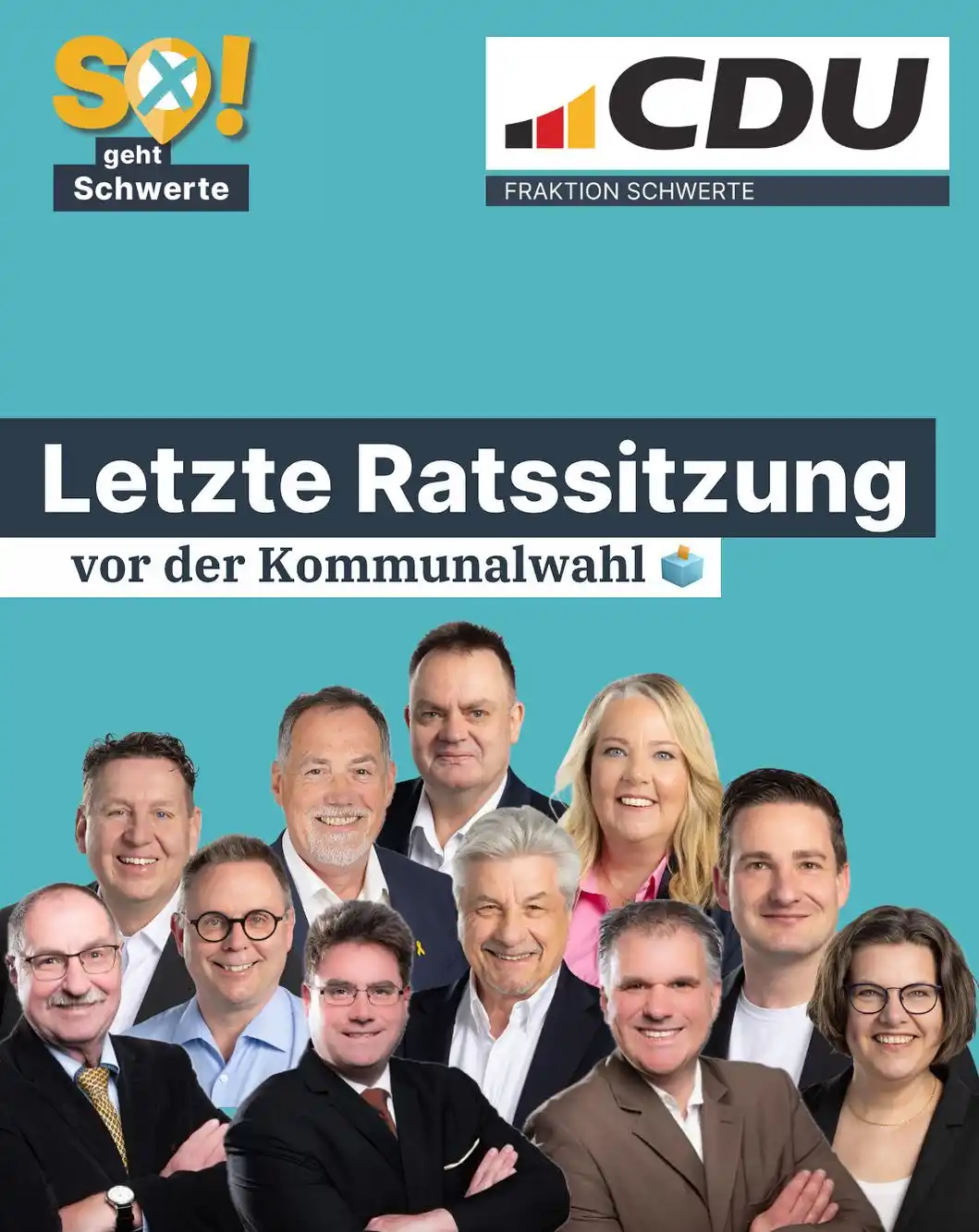 Image from CDU Schwerte: 📍 Letzte Ratssitzung vor der Kommunalwahl Schwerte, 18. Juni 2025 – D...