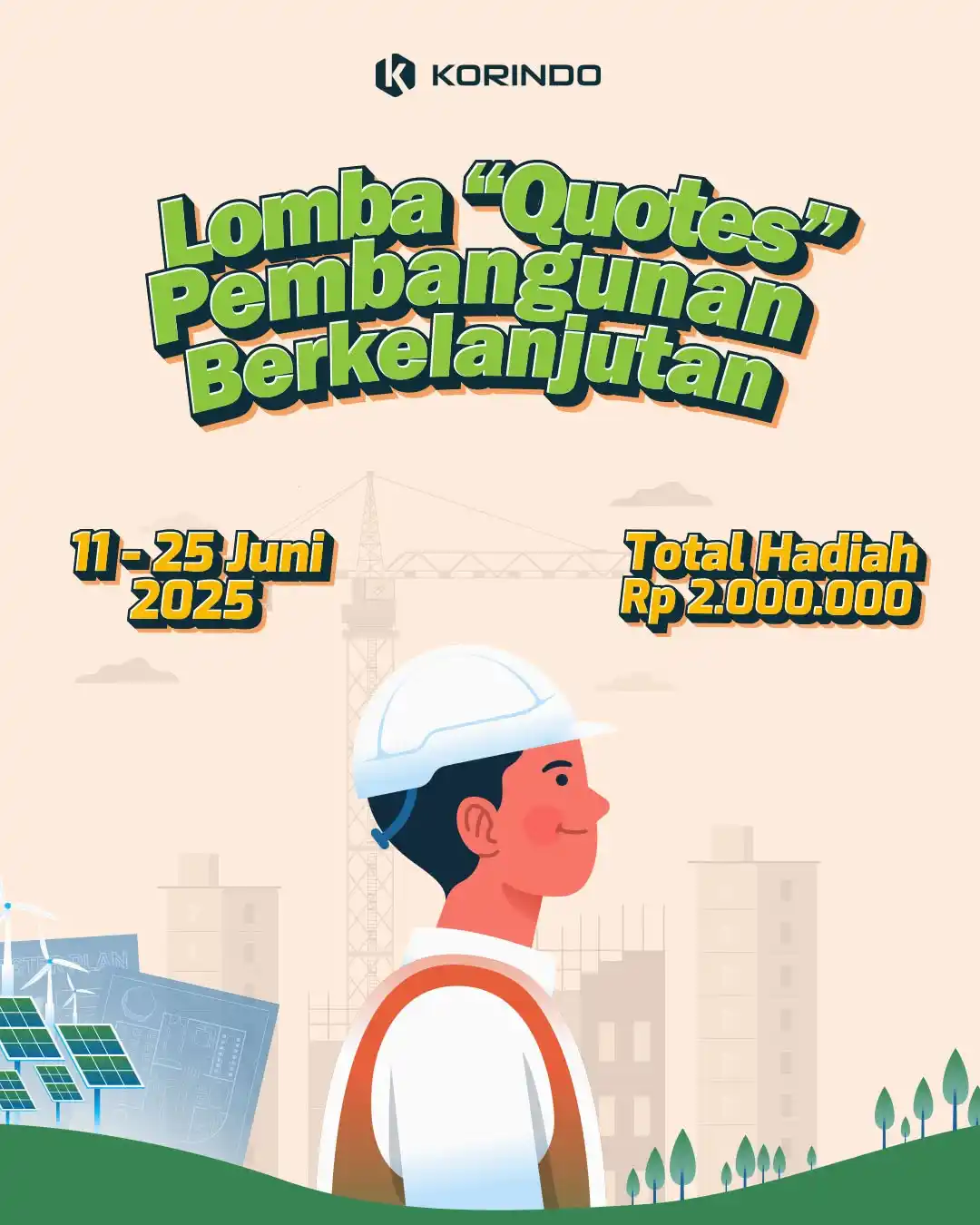 Image from Info Lomba: Lomba Cipta Quote Nasional 2025, Gratis 🆓 . . . . Lomba quotes Korind...