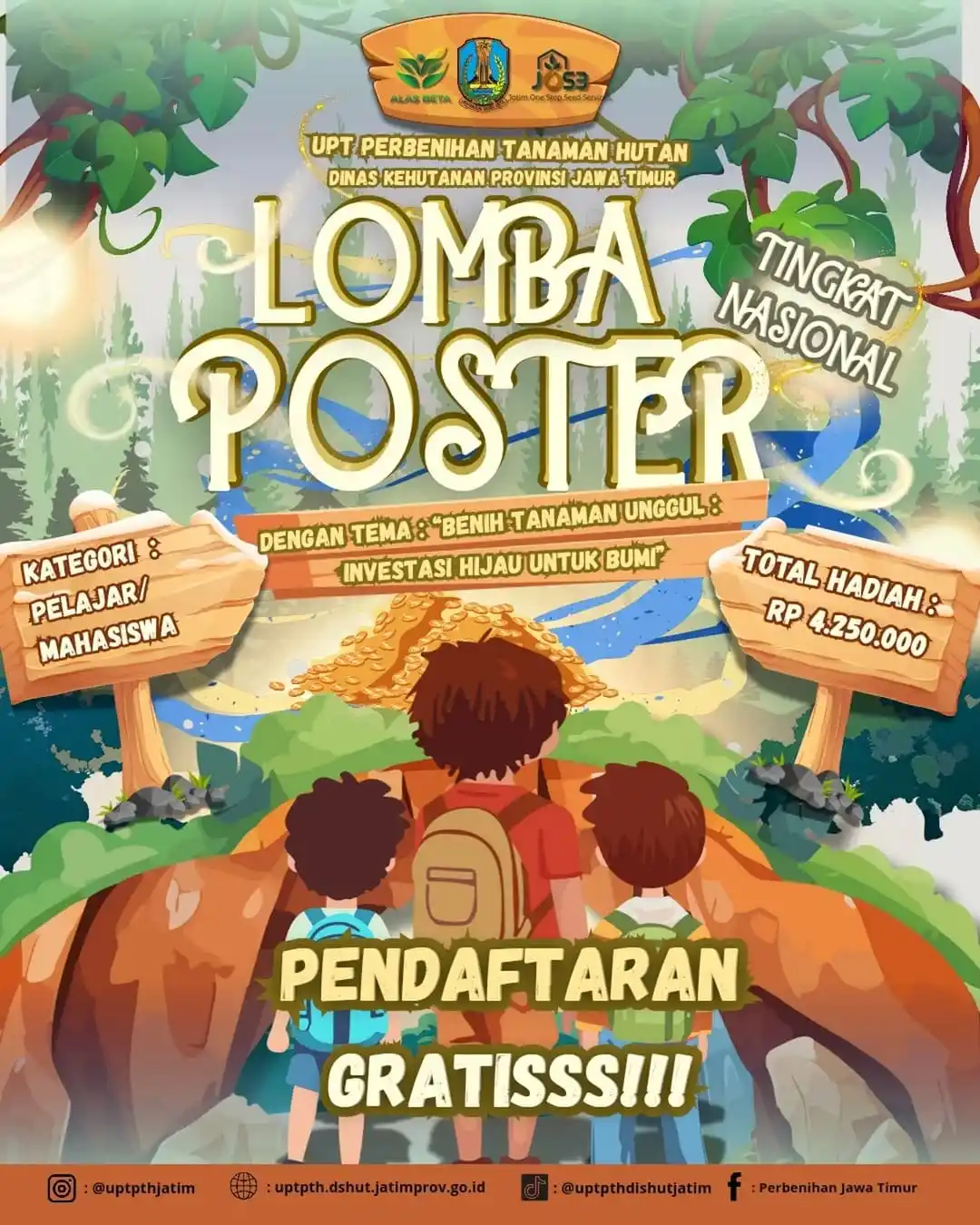 Image from Info Lomba: Lomba Desain Poster Nasional 2025, Gratis 🆓 . . . . . Dinas Kehutanan...