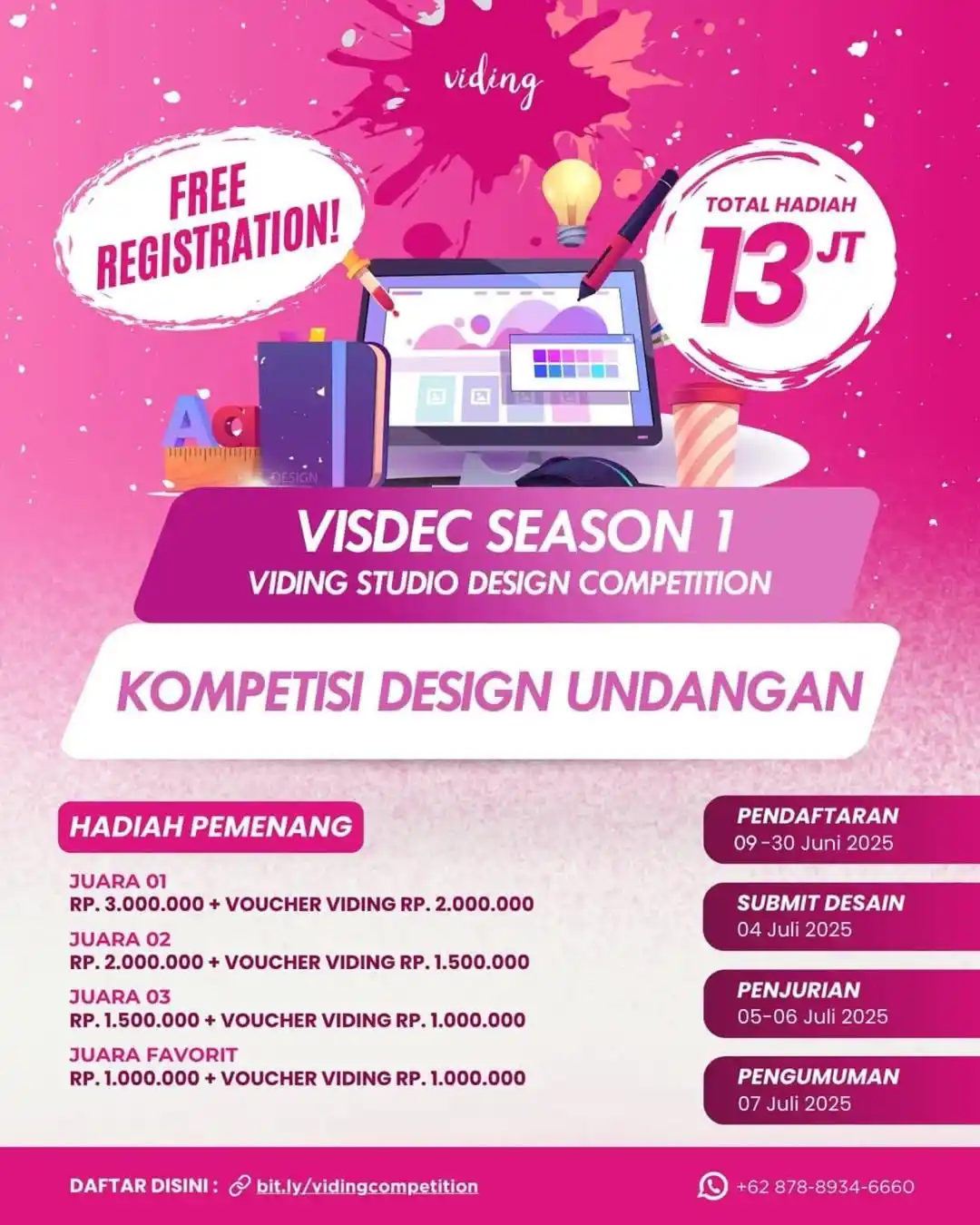 Image from Info Lomba: Lomba Desain Undangan Nasional 2025, Gratis 🆓✅ . . . . 💌 Saatnya tun...