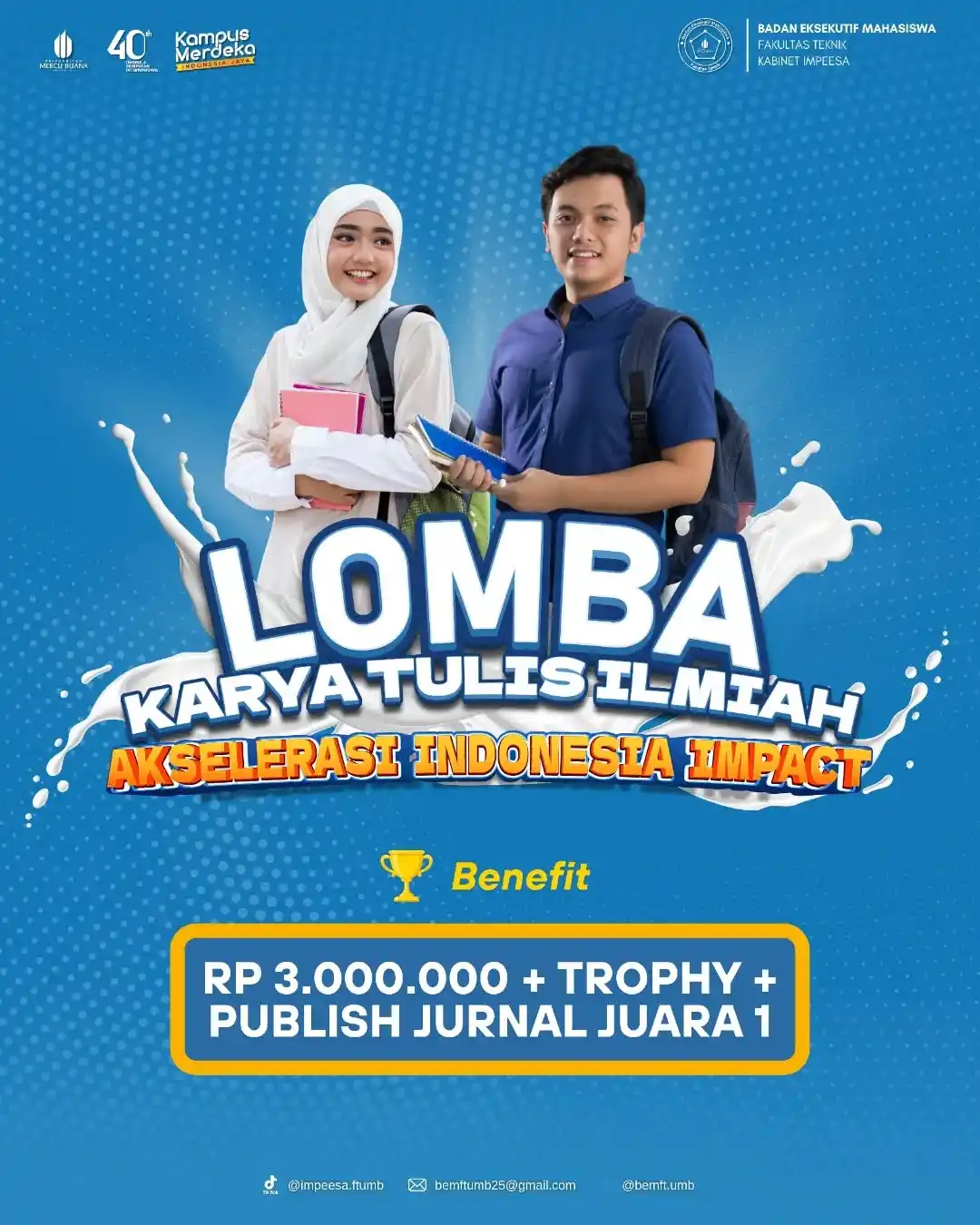 Image from Info Lomba: Lomba Karya Tulis Ilmiah Nasional 2025, Gratis 🆓🆓✅ . . . . . LOMBA K...