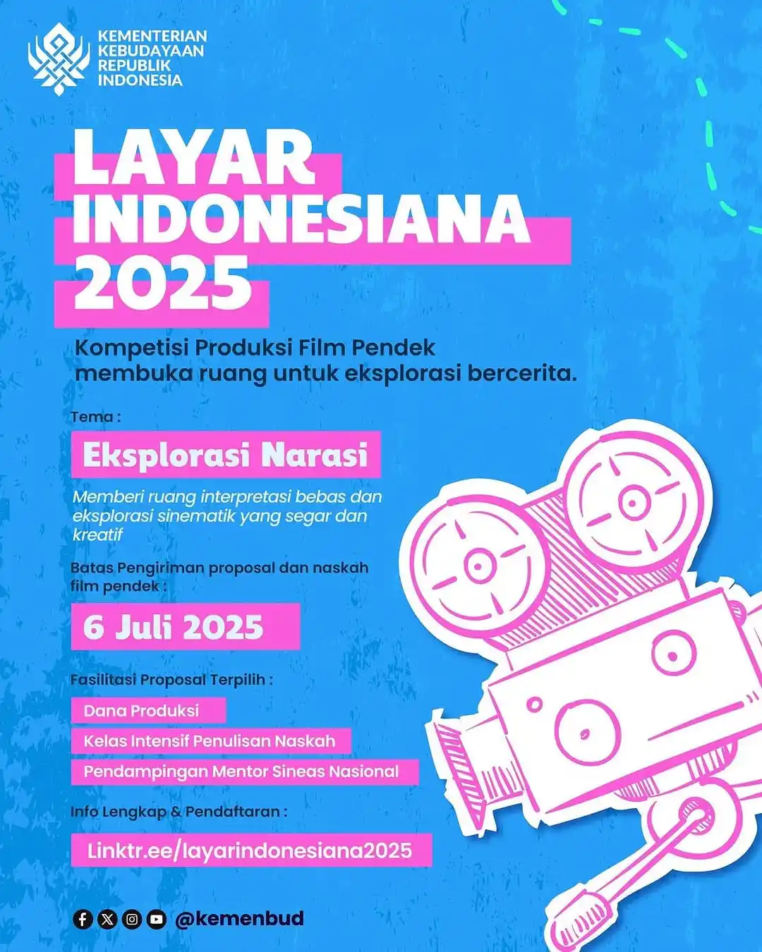 Image from Info Lomba: Lomba Membuat Film Pendek Nasional 2025, Gratis 🆓✅ . . . . . Program ...