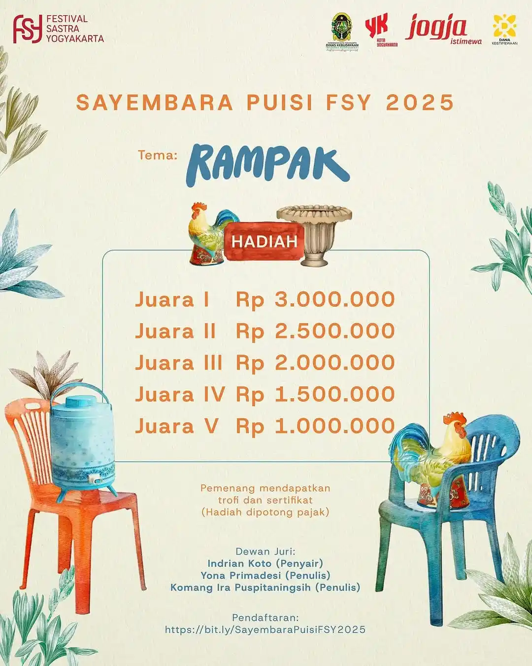 Image from Info Lomba: Lomba Menulis Puisi Nasional 2025, Gratis 🆓 . . . . . Sejak penyeleng...