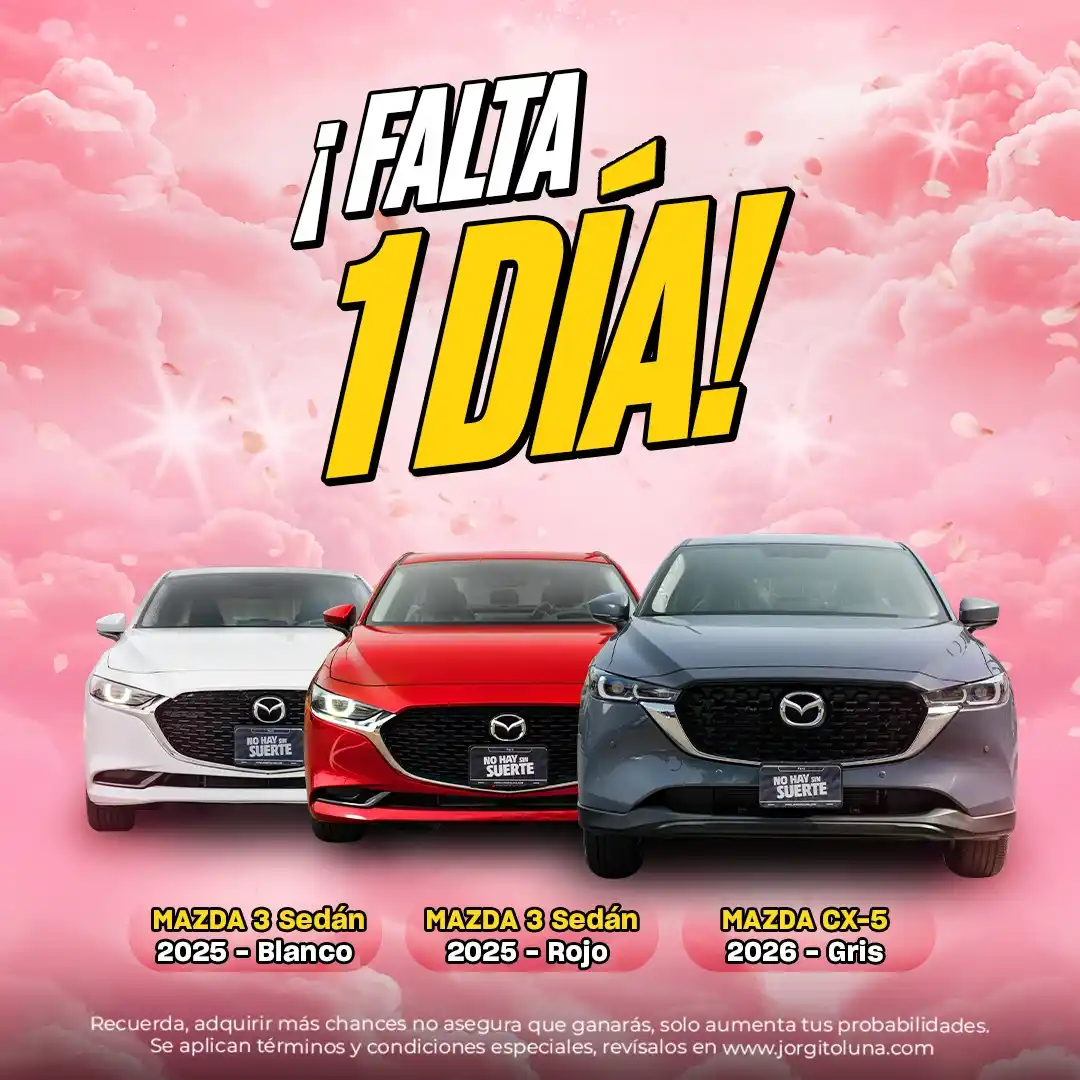 Image from 🧢 No Hay Sin Suerte : *MAÑANA* se van los autos Mazda: 1 *CAMIONETA MAZDA* CX-5 2026 🚘 y 2 ...